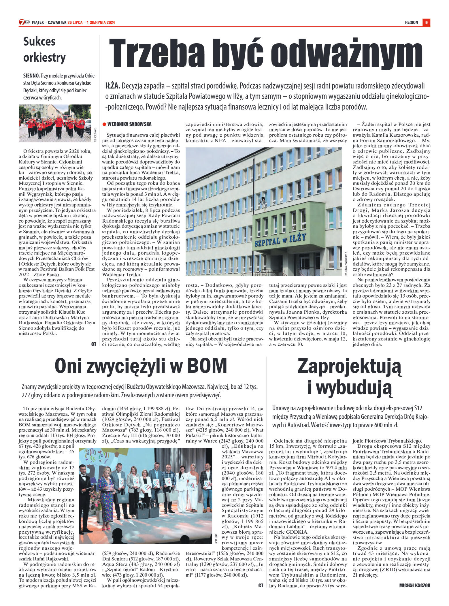 Tygodnik "7 Dni" nr 916 z dn. 26.07.2024 r. - strona 9