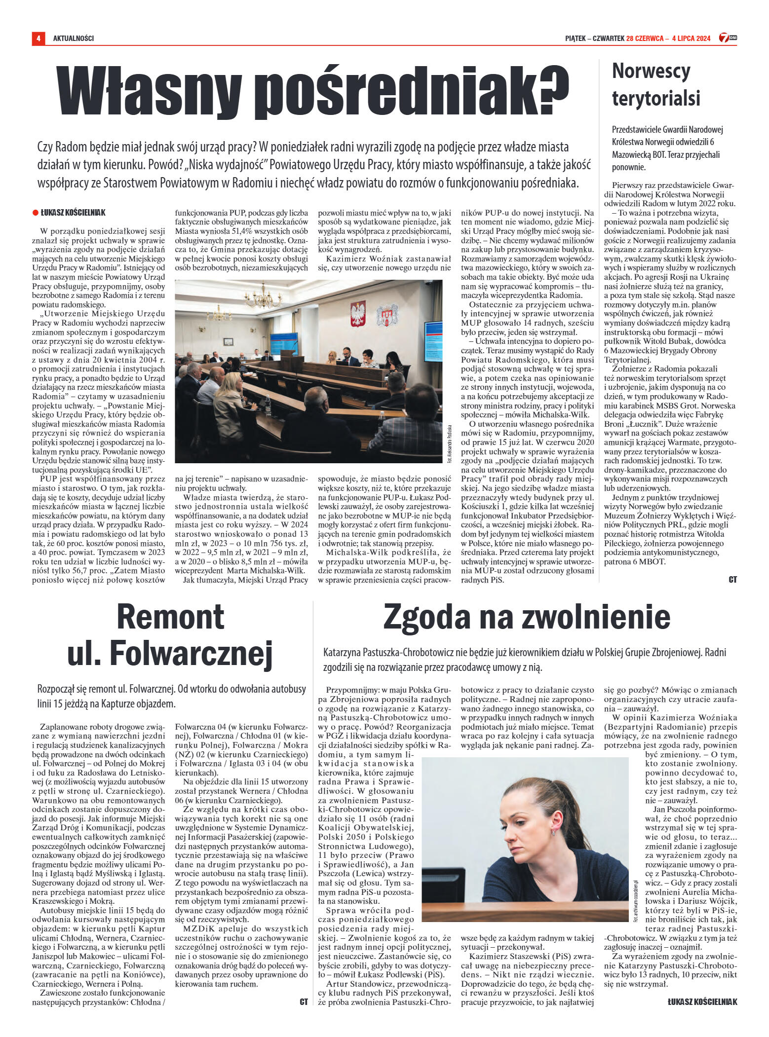 Tygodnik "7 Dni" nr 913 z dn. 28.06.2024 r. - strona 4