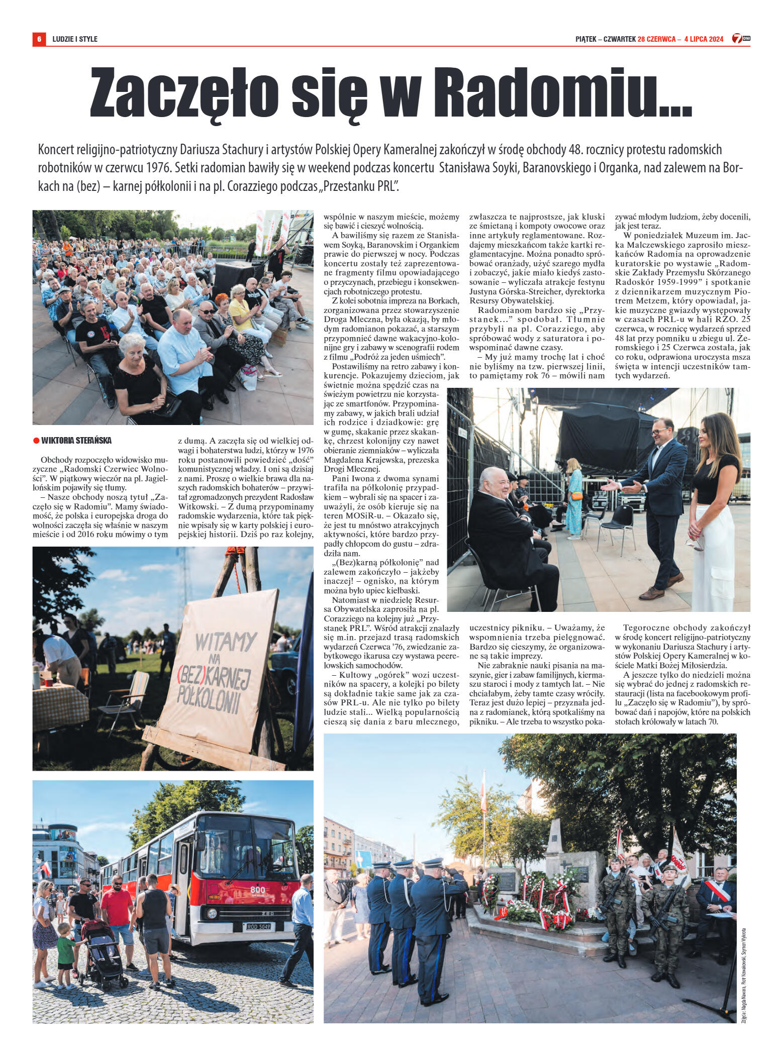 Tygodnik "7 Dni" nr 913 z dn. 28.06.2024 r. - strona 6