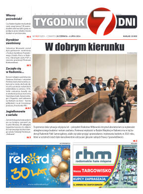 Tygodnik "7 Dni" nr 913 z dn. 28.06.2024 r. - strona 1
