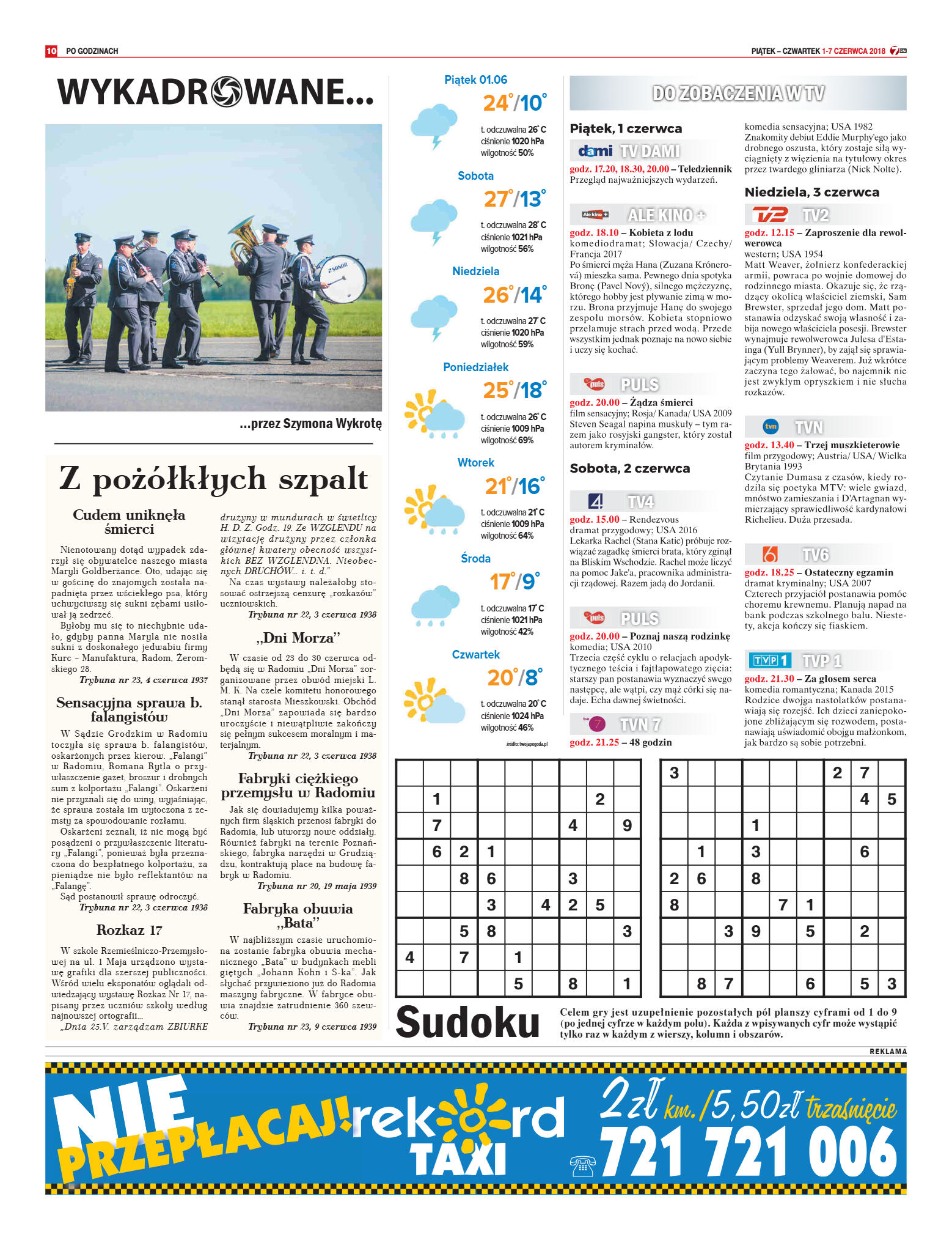 Tygodnik "7 Dni" nr 637 z dn. 1.06.2018 - strona 10