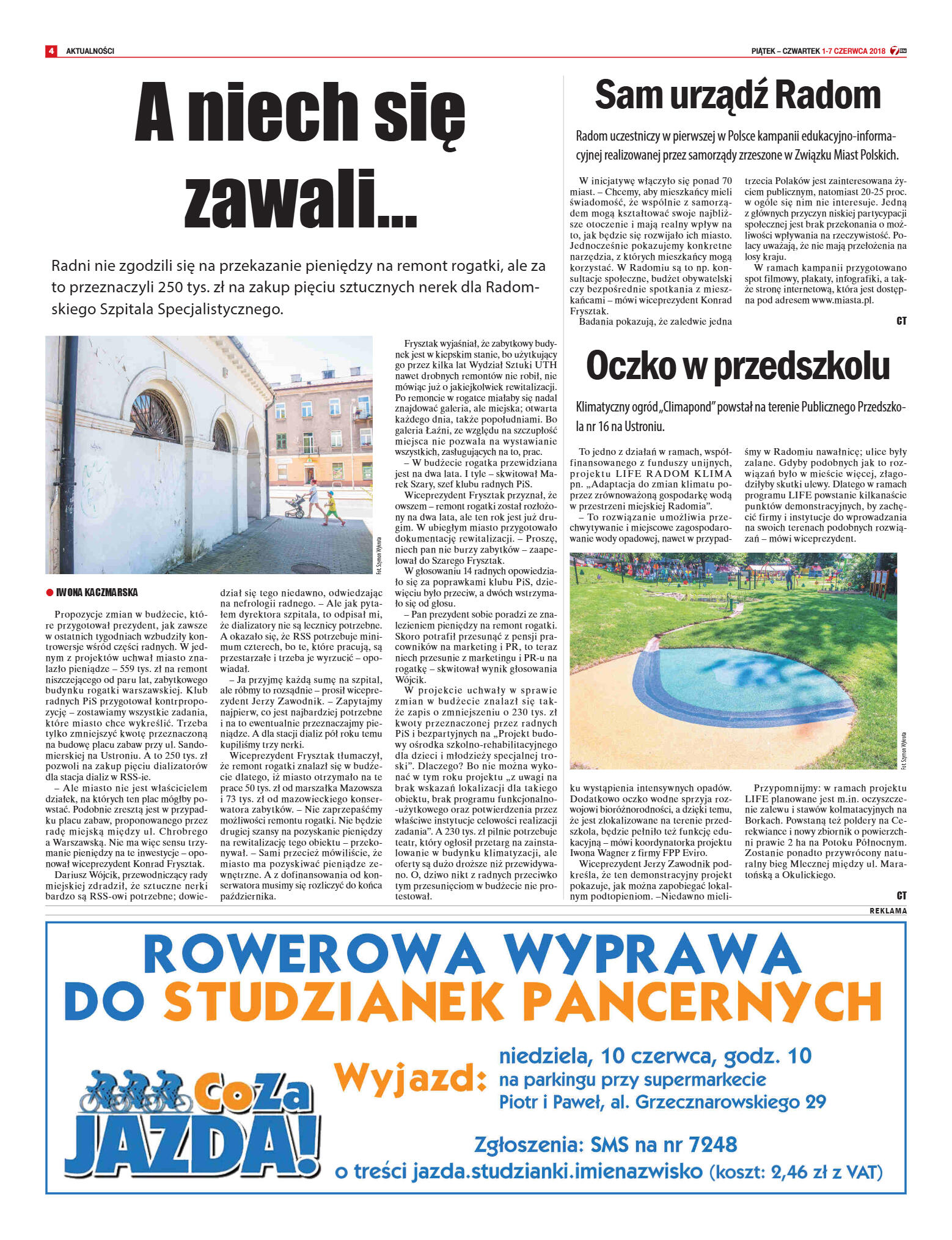 Tygodnik "7 Dni" nr 637 z dn. 1.06.2018 - strona 4