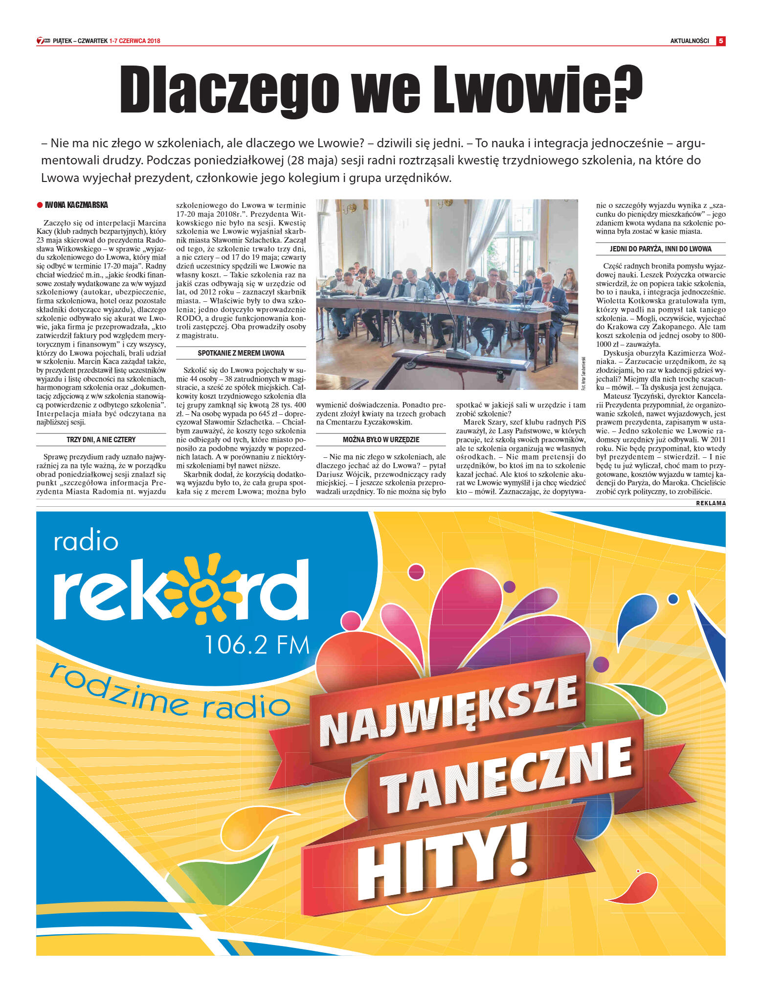 Tygodnik "7 Dni" nr 637 z dn. 1.06.2018 - strona 5