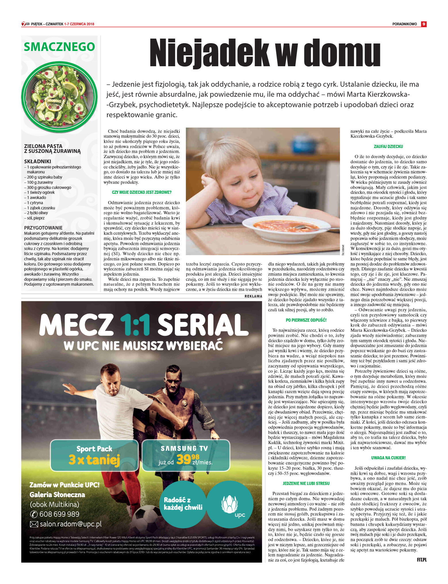Tygodnik "7 Dni" nr 637 z dn. 1.06.2018 - strona 9