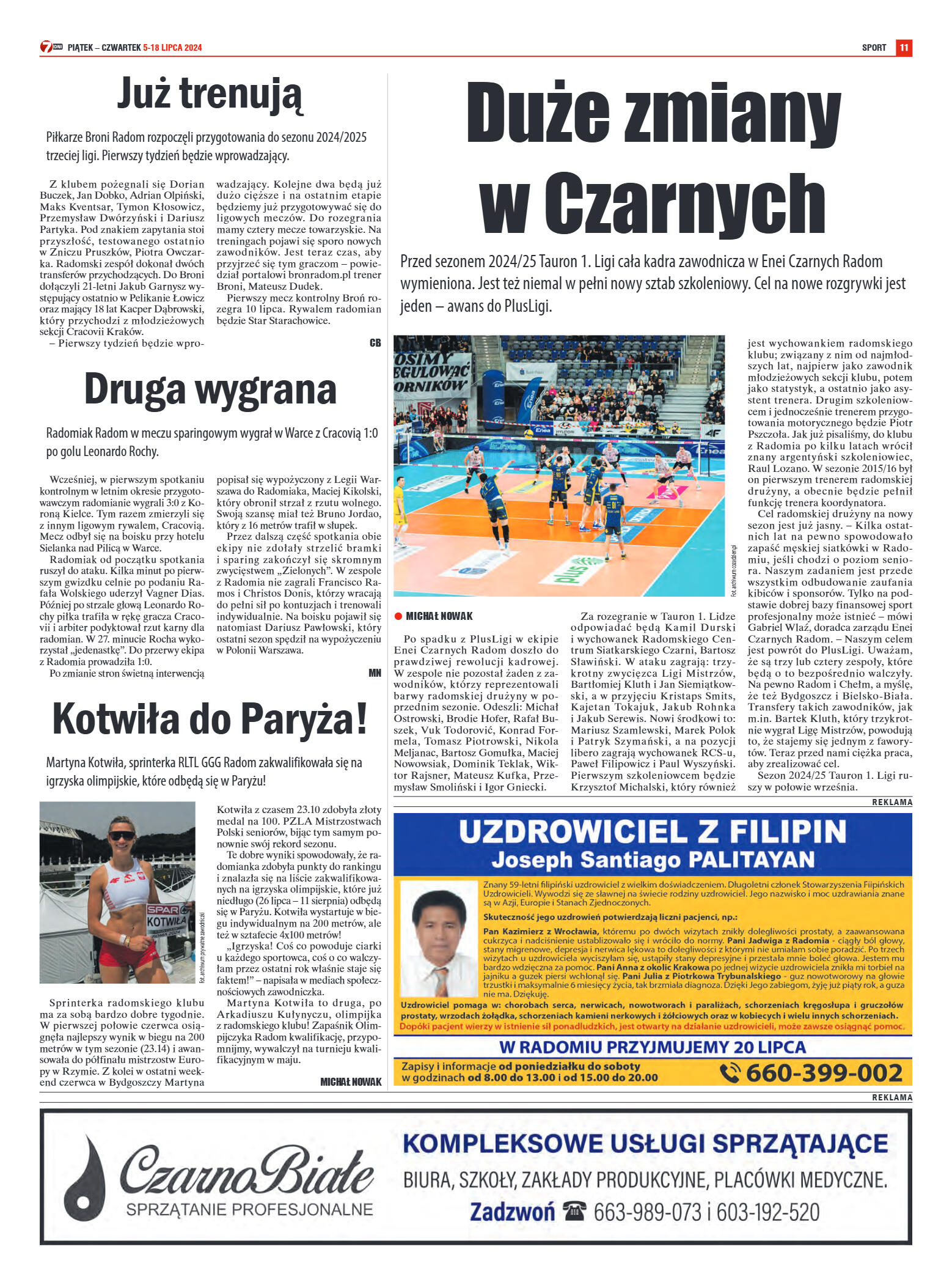 Tygodnik "7 Dni" nr 914 z dn. 5.07.2024 r. - strona 11