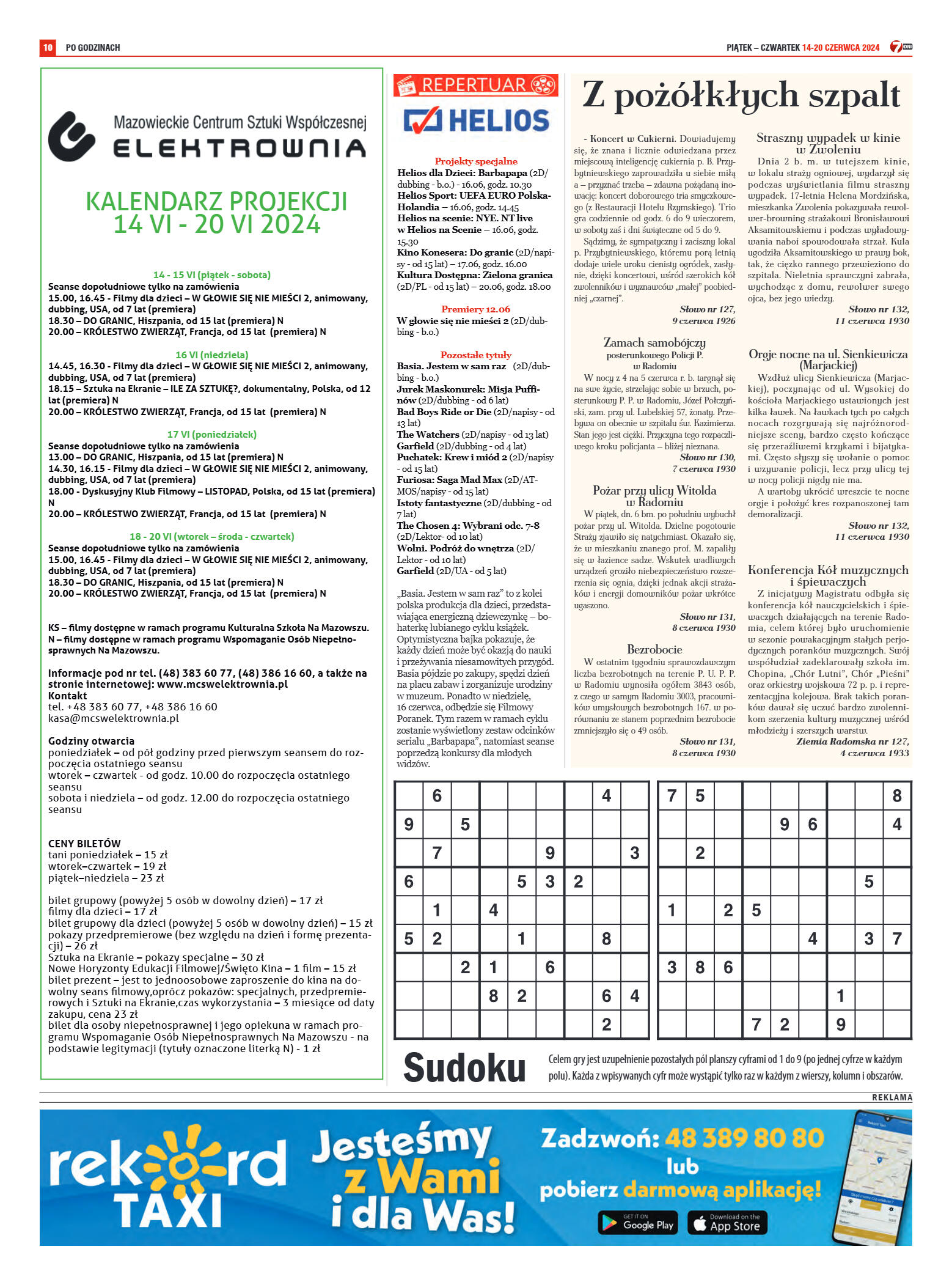 Tygodnik "7 Dni" nr 911 z dn. 14.06.2024 r. - strona 10