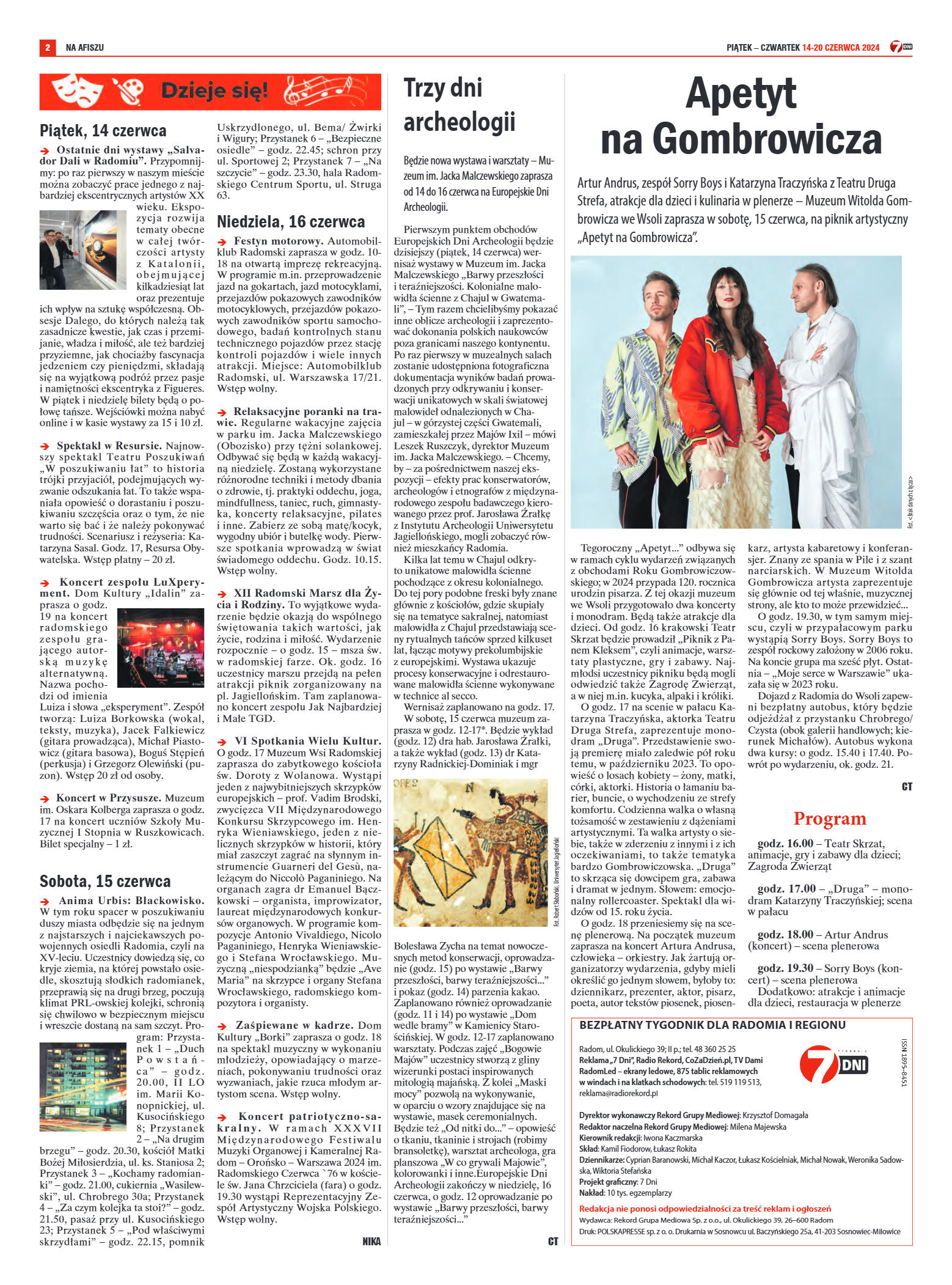 Tygodnik "7 Dni" nr 911 z dn. 14.06.2024 r. - strona 2