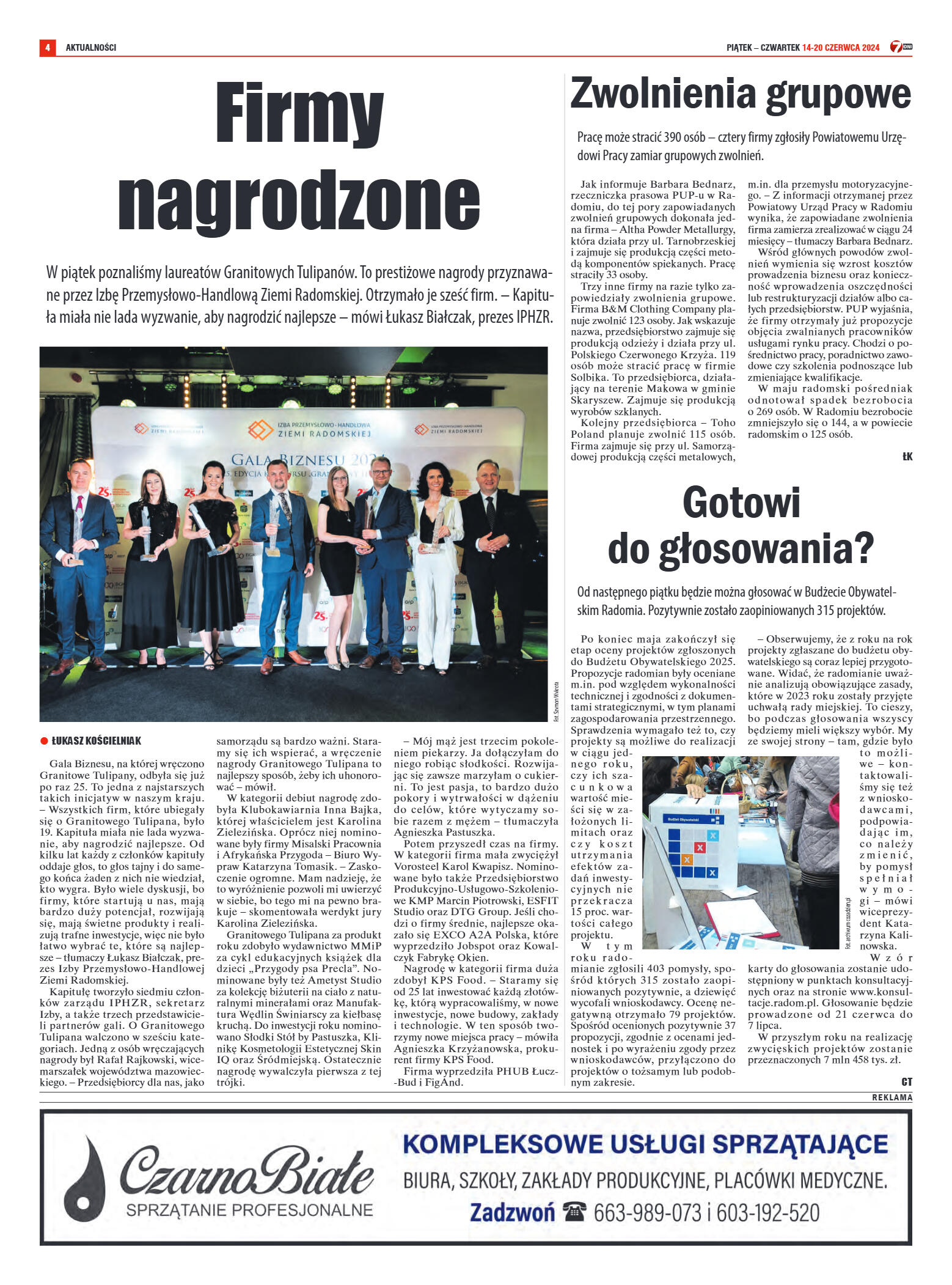 Tygodnik "7 Dni" nr 911 z dn. 14.06.2024 r. - strona 4