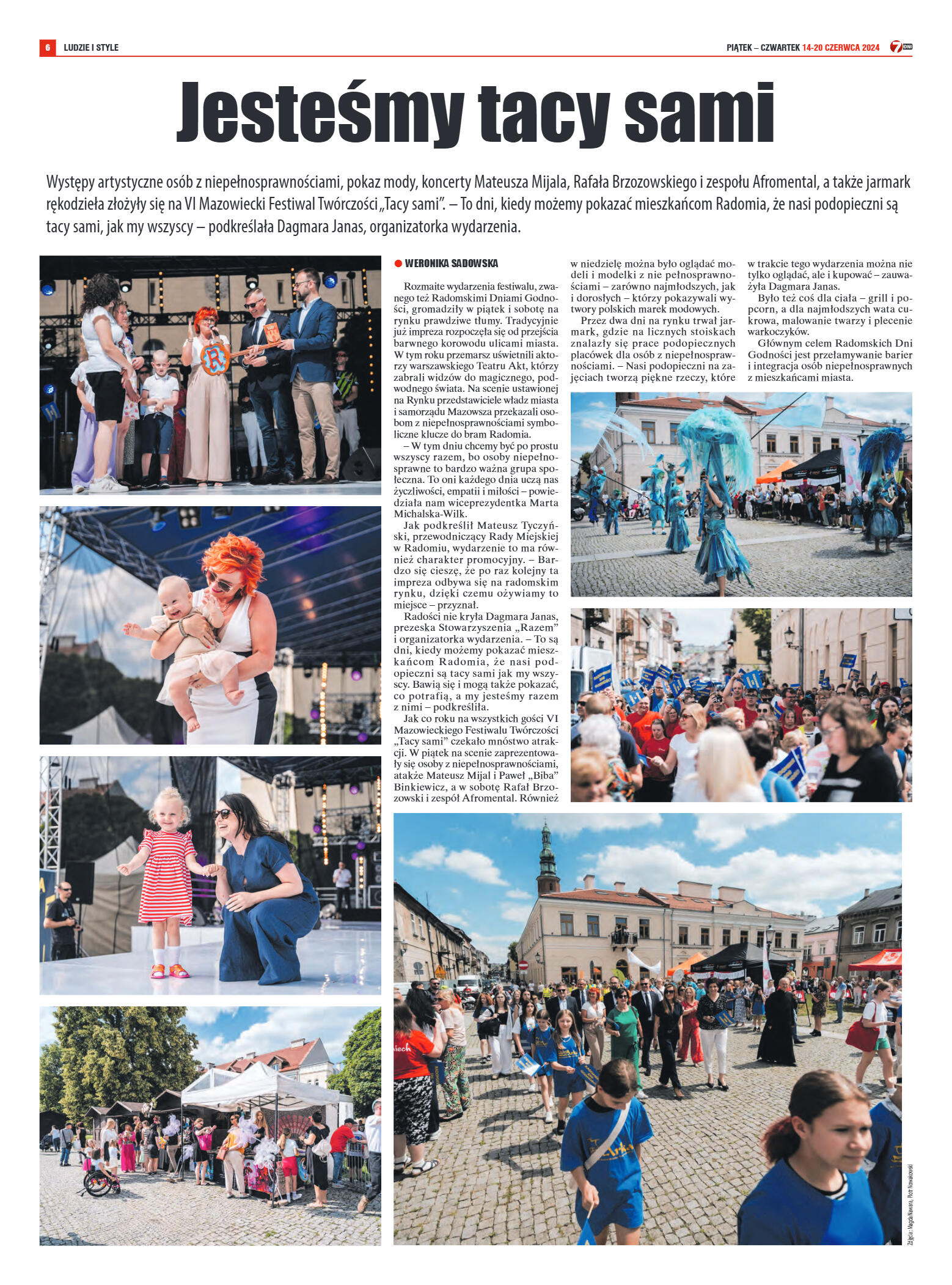 Tygodnik "7 Dni" nr 911 z dn. 14.06.2024 r. - strona 6