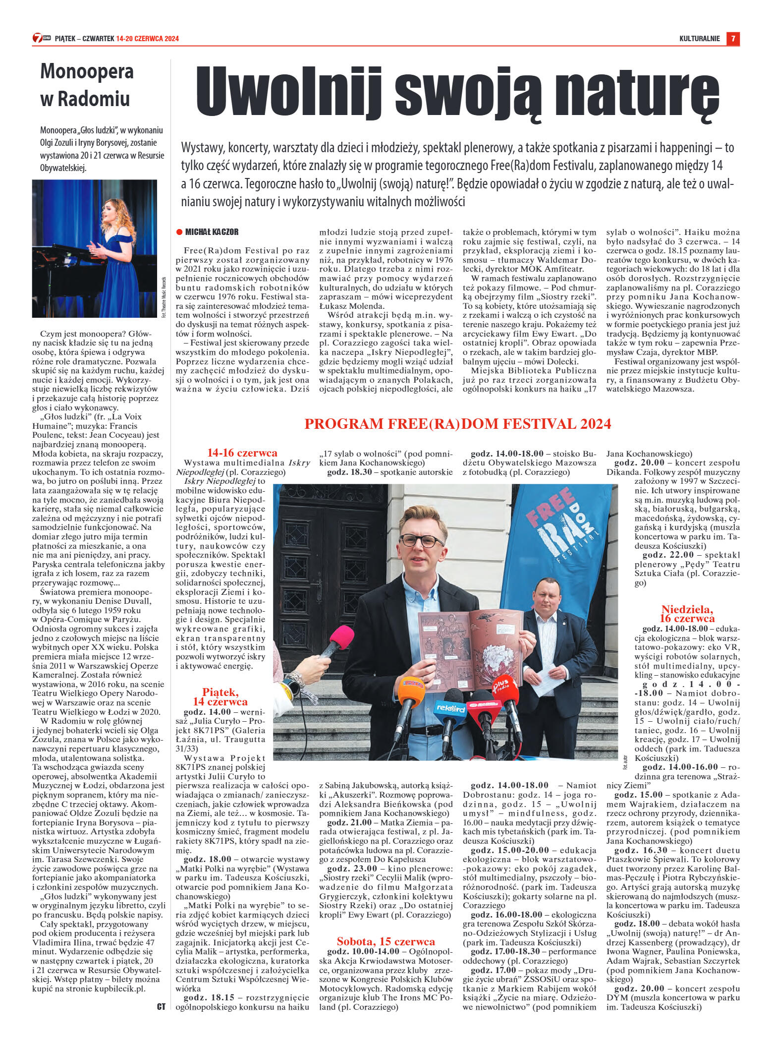 Tygodnik "7 Dni" nr 911 z dn. 14.06.2024 r. - strona 7