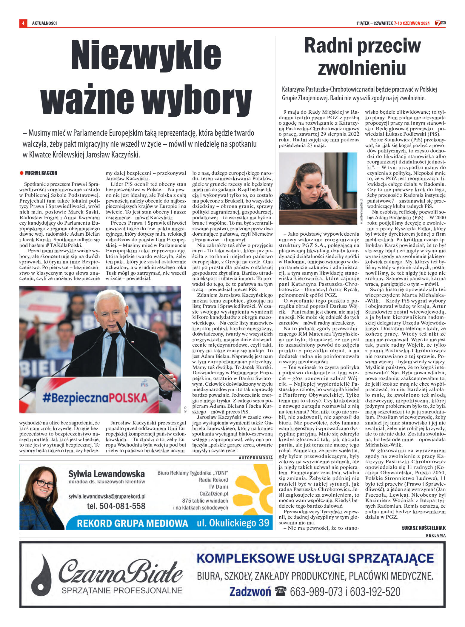 Tygodnik "7 Dni" nr 910 z dn. 7.06.2024 r. - strona 4