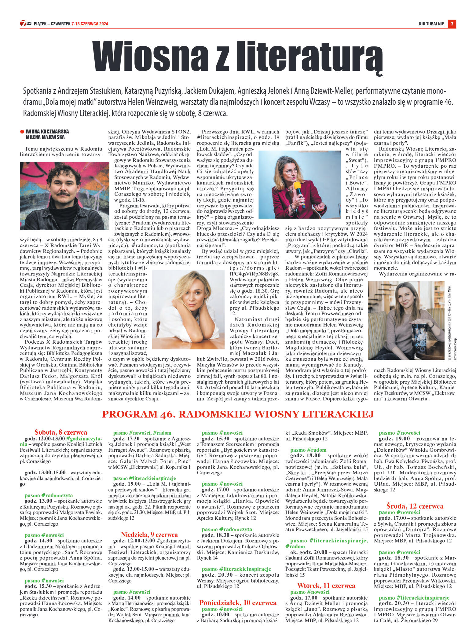 Tygodnik "7 Dni" nr 910 z dn. 7.06.2024 r. - strona 7