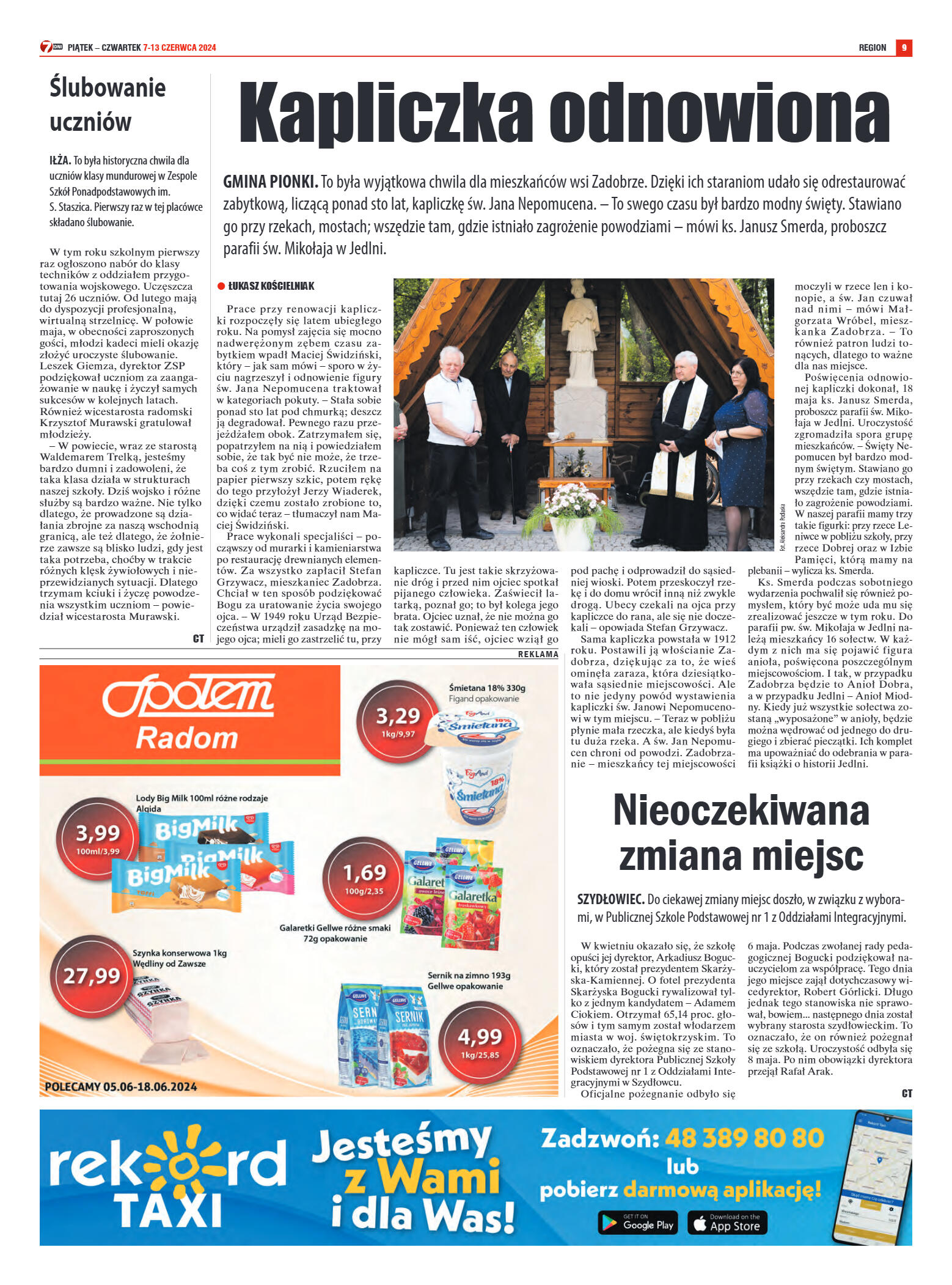 Tygodnik "7 Dni" nr 910 z dn. 7.06.2024 r. - strona 9