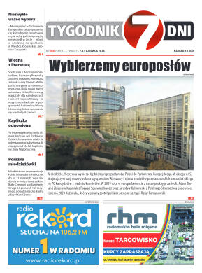 Tygodnik "7 Dni" nr 910 z dn. 7.06.2024 r. - strona 1