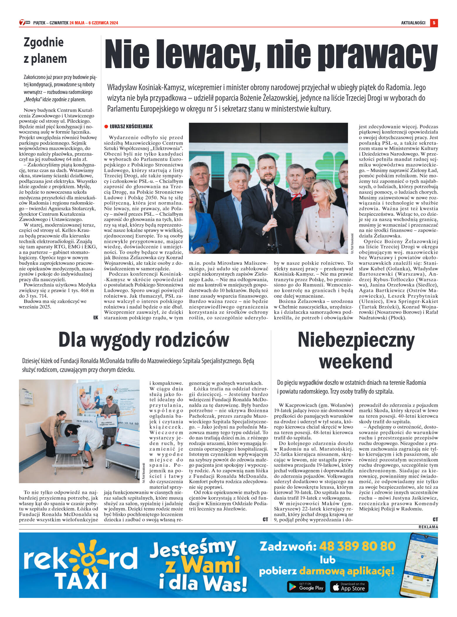 Tygodnik "7 Dni" nr 909 z dn. 24.05.2024 r. - strona 5
