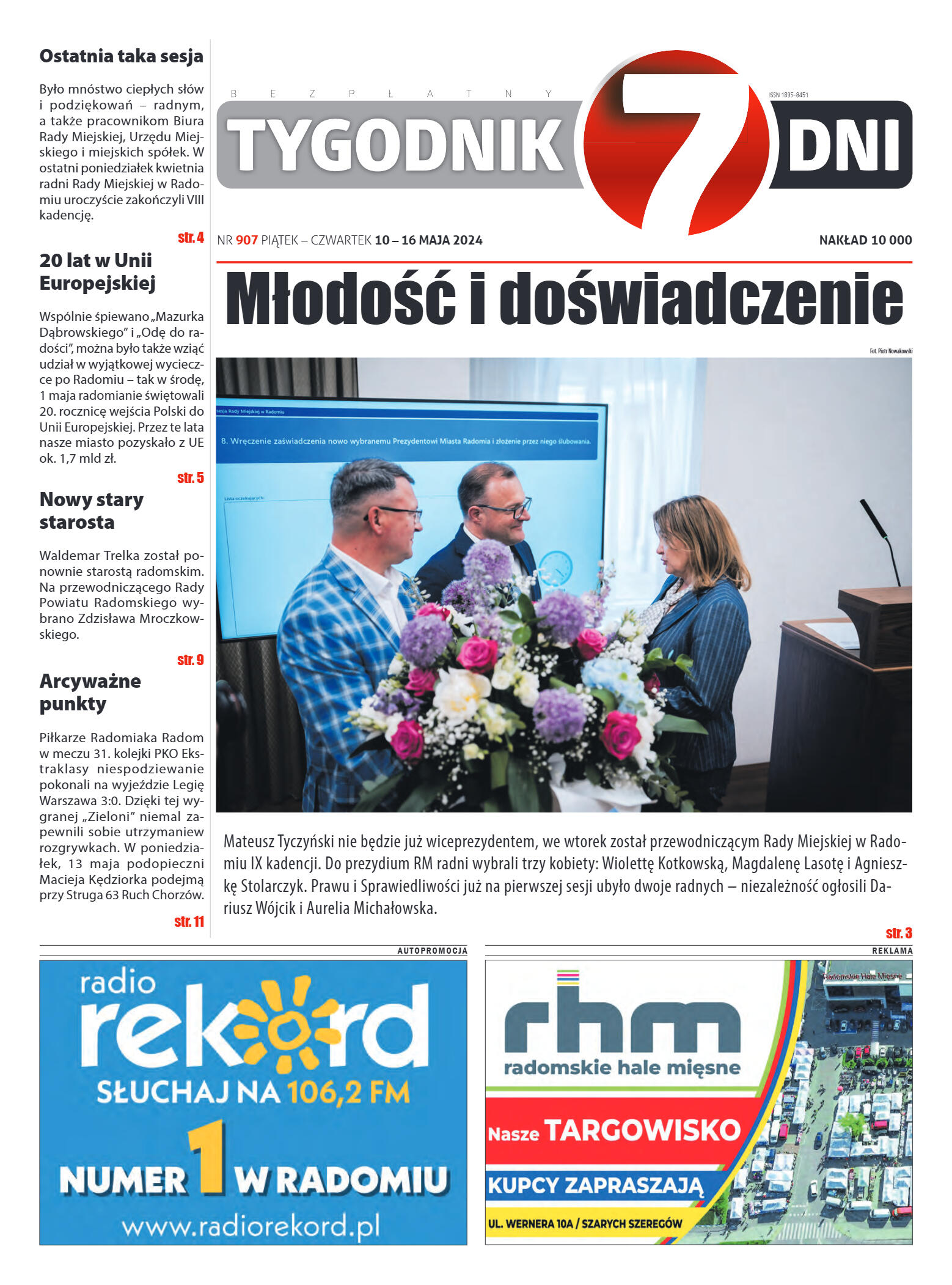 Tygodnik "7 Dni" nr 907 z dn. 10.05.2024 r. - strona 1