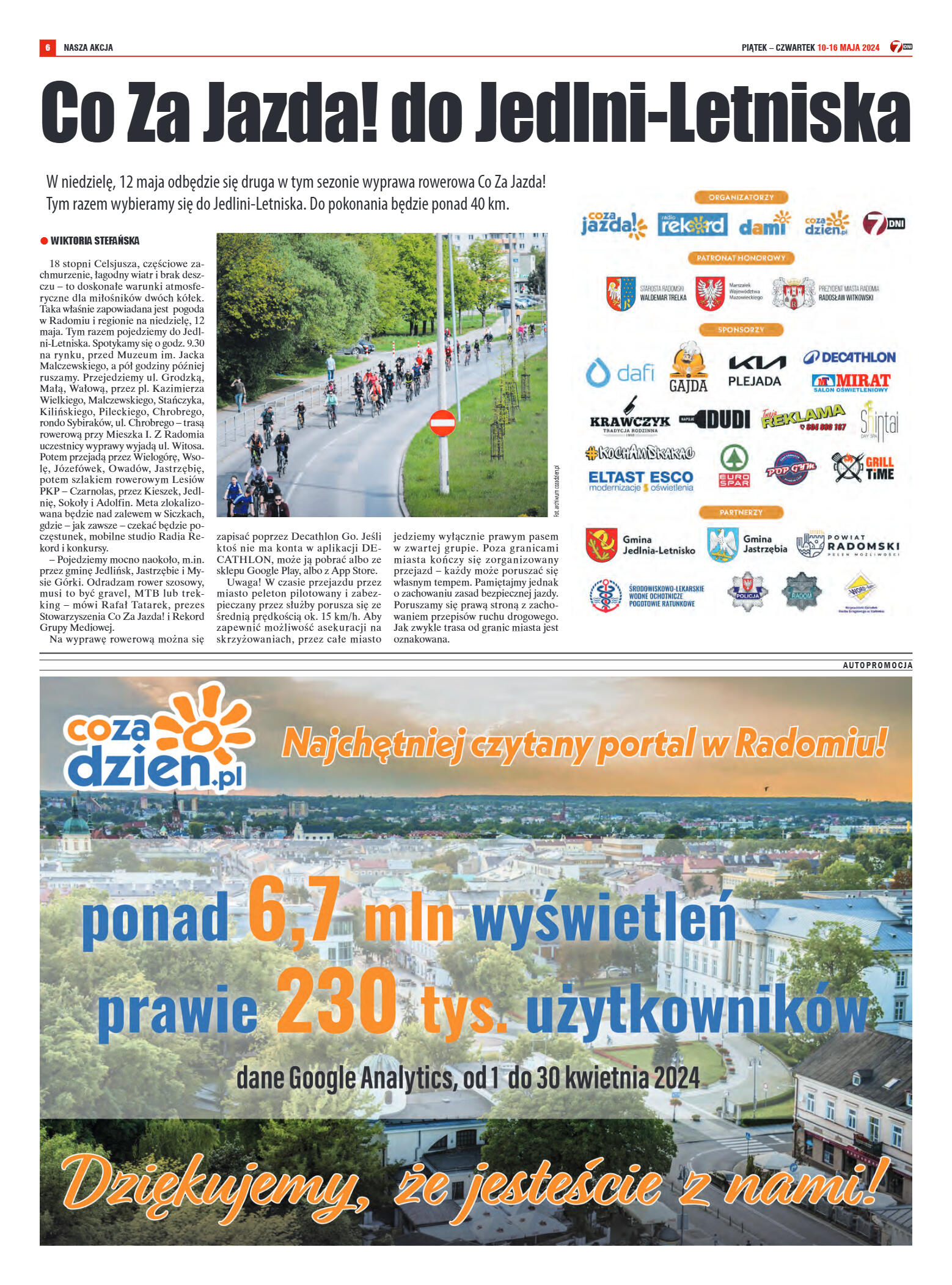 Tygodnik "7 Dni" nr 907 z dn. 10.05.2024 r. - strona 6