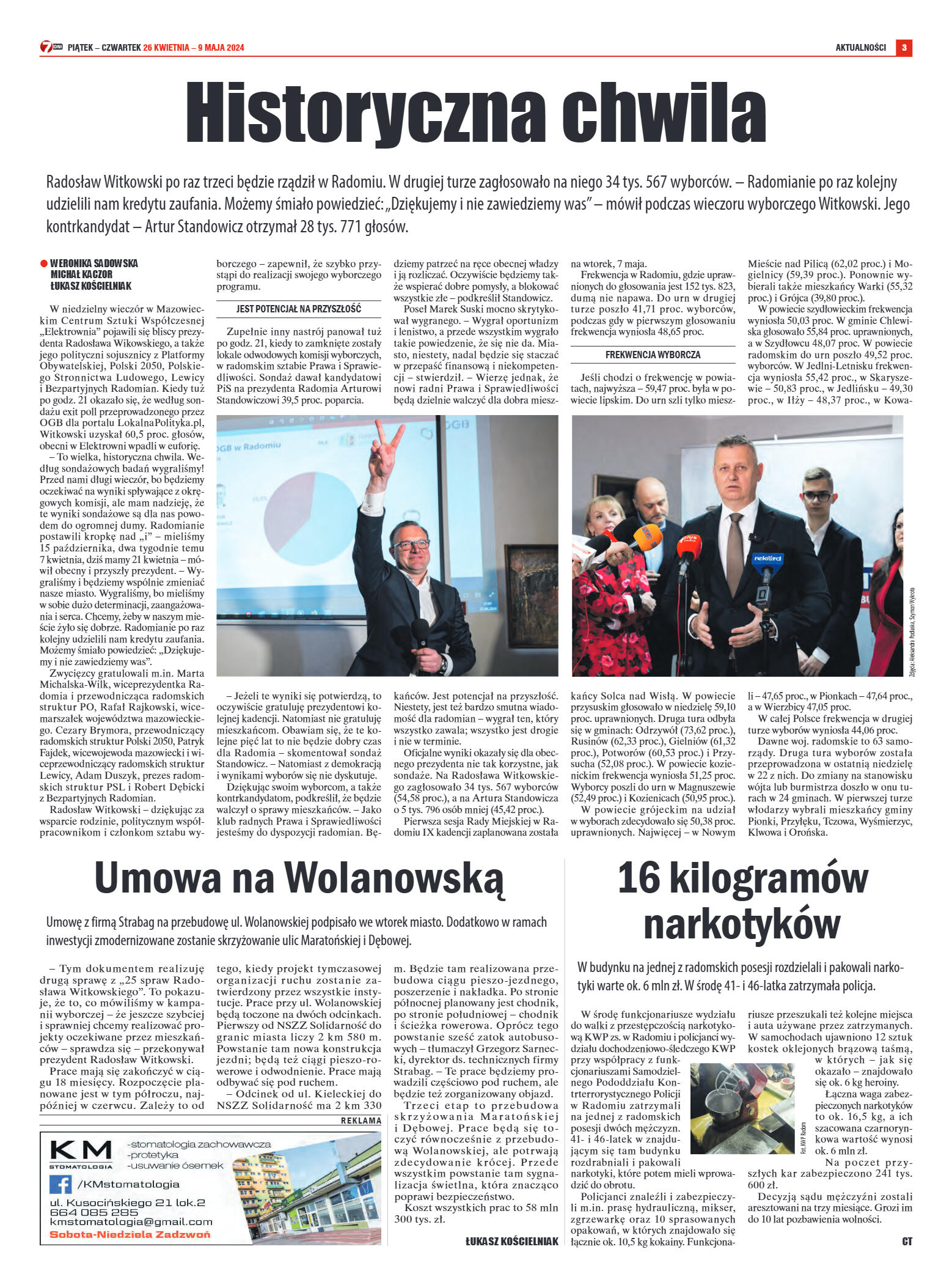 Tygodnik "7 Dni" nr 906 z dn. 26.04.2024 r. - strona 3