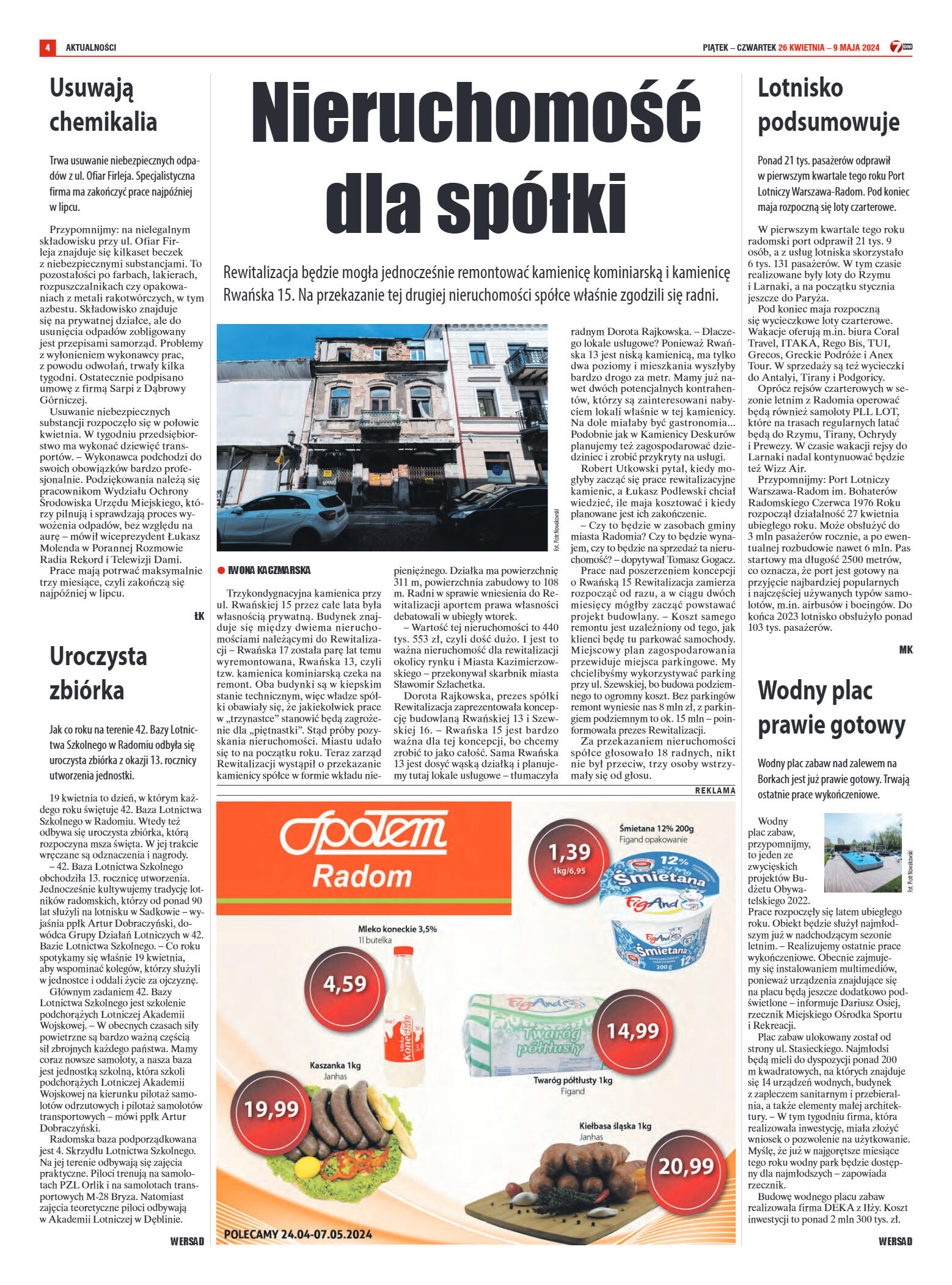 Tygodnik "7 Dni" nr 906 z dn. 26.04.2024 r. - strona 4