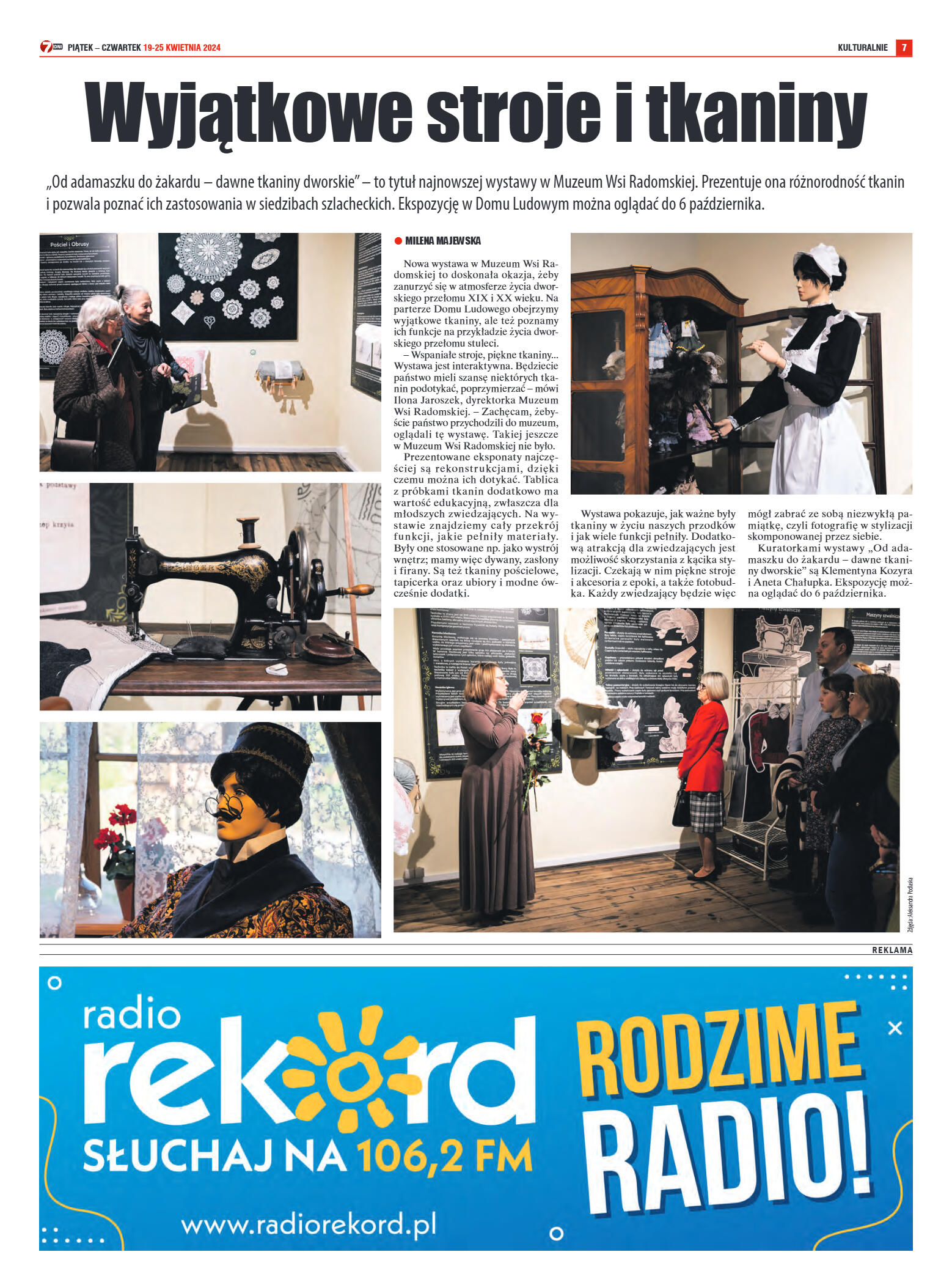 Tygodnik "7 Dni" nr 905 z dn. 19.04.2024 r. - strona 7