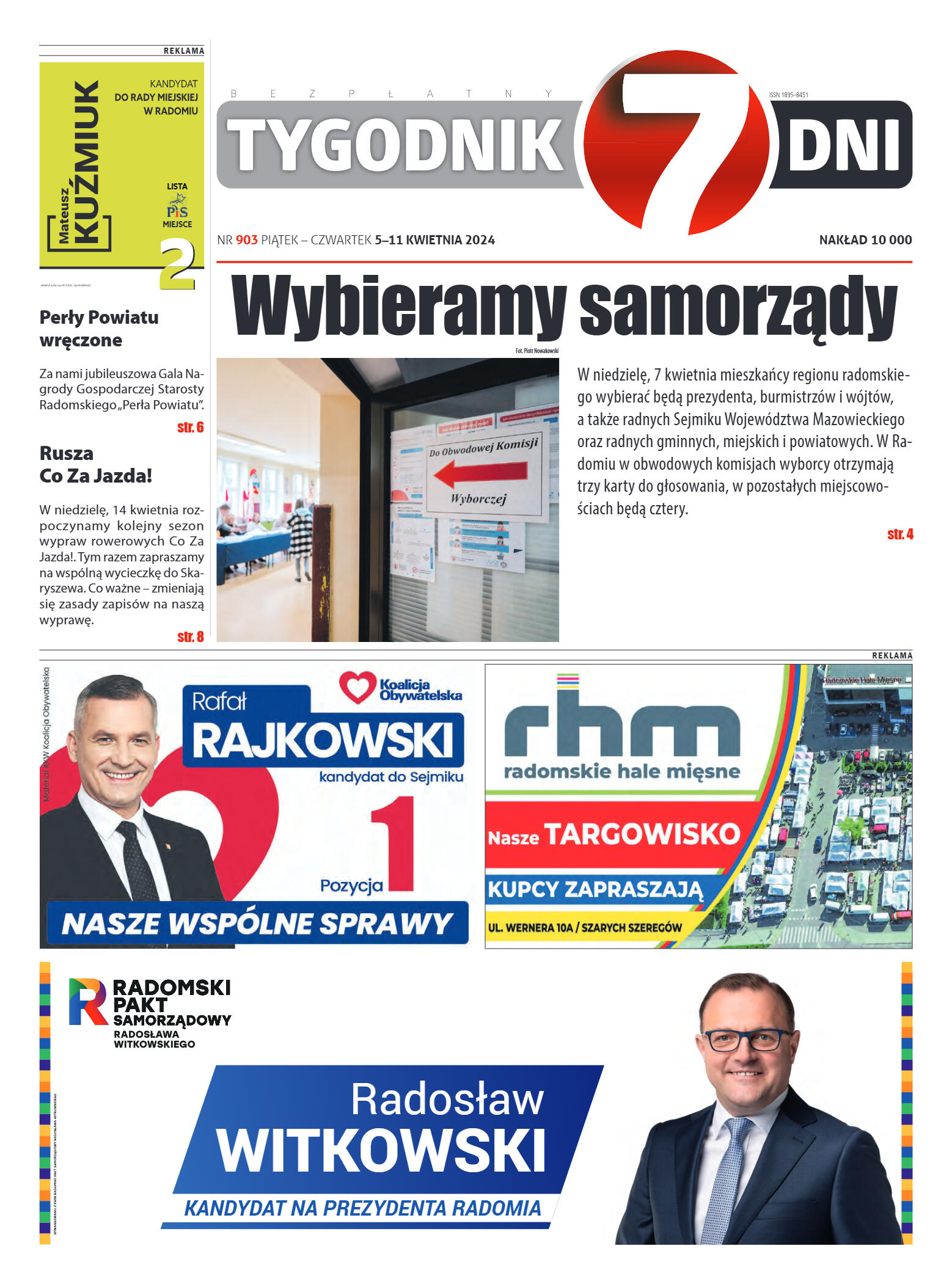 Tygodnik "7 Dni" nr 903 z dn. 05.04.2024 r. - strona 1