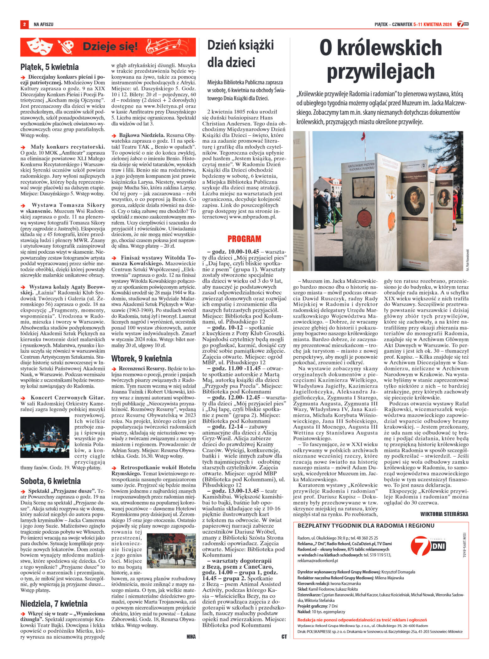 Tygodnik "7 Dni" nr 903 z dn. 05.04.2024 r. - strona 2