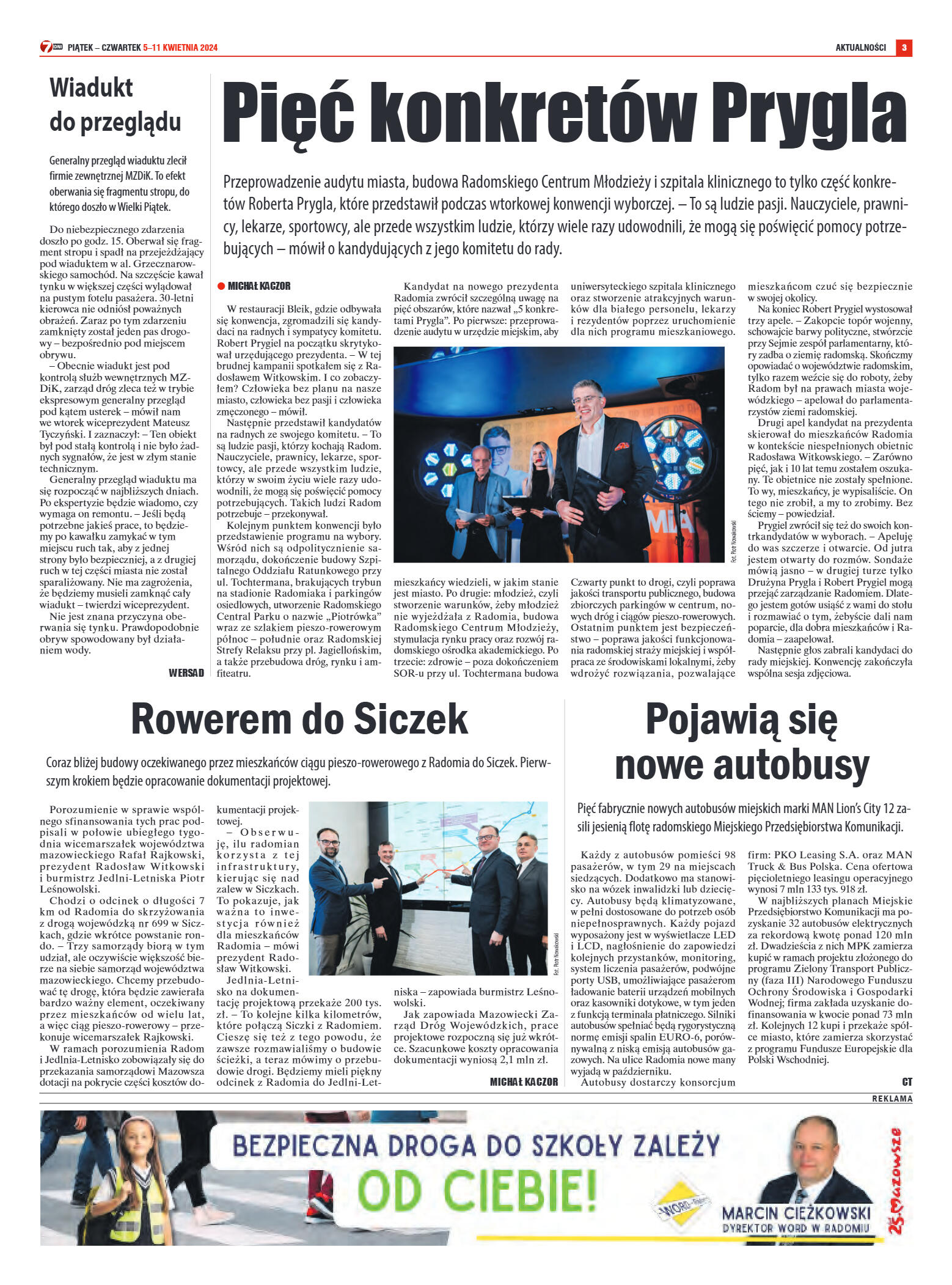 Tygodnik "7 Dni" nr 903 z dn. 05.04.2024 r. - strona 3