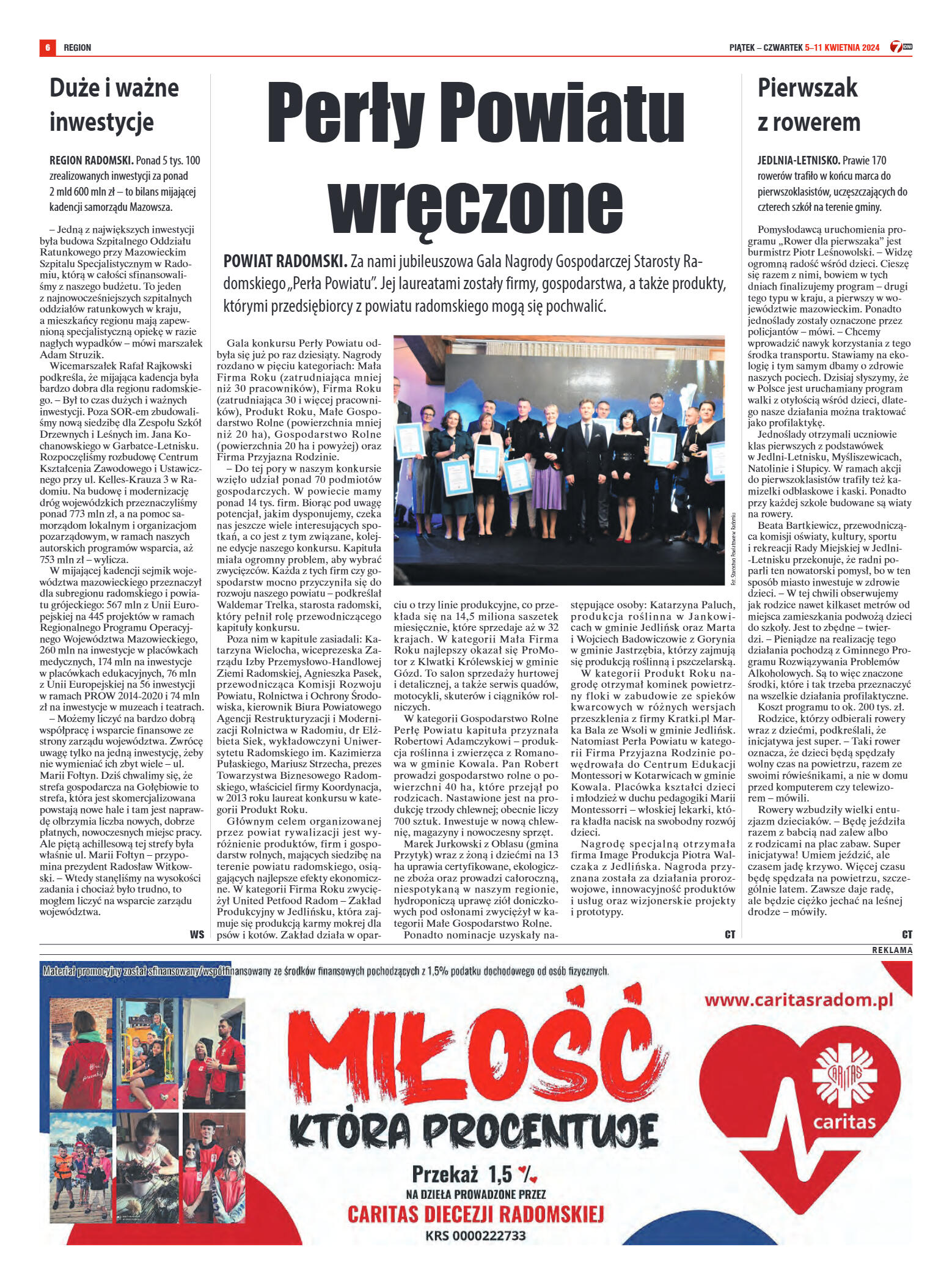 Tygodnik "7 Dni" nr 903 z dn. 05.04.2024 r. - strona 6