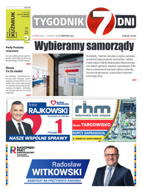 Tygodnik "7 Dni" nr 903 z dn. 05.04.2024 r. - strona 1