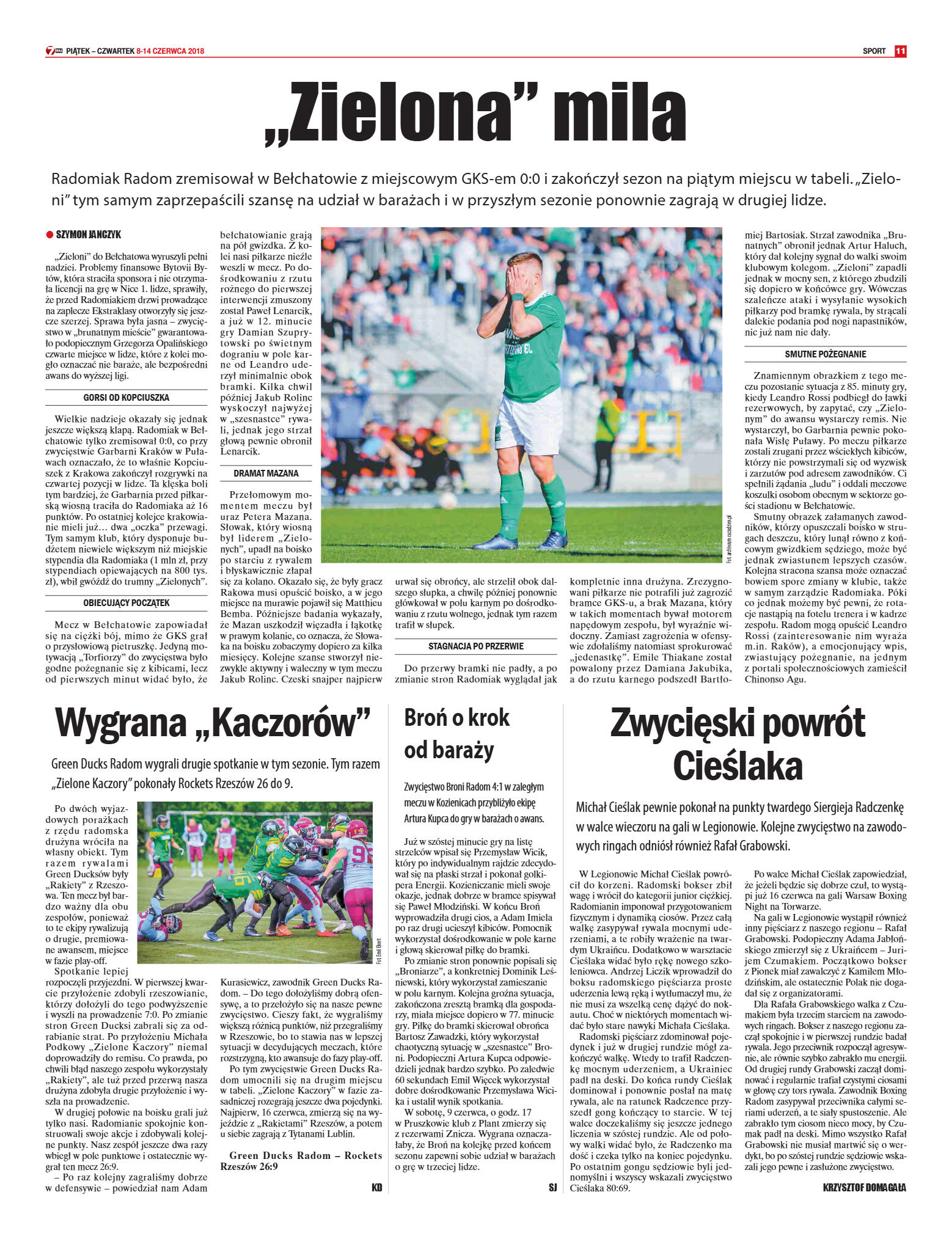 Tygodnik "7 Dni" nr 638 z dn. 8.06.2018 - strona 11