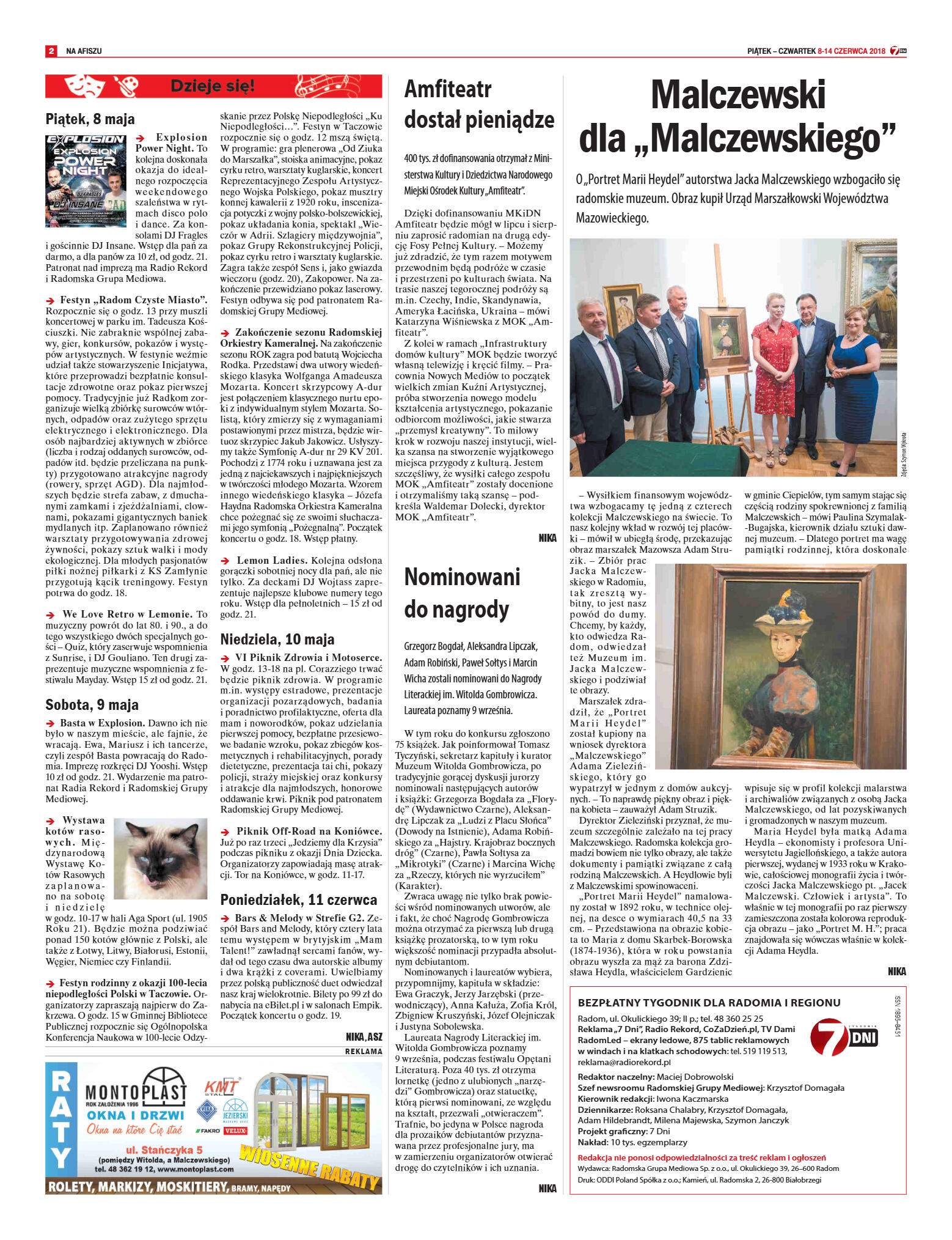 Tygodnik "7 Dni" nr 638 z dn. 8.06.2018 - strona 2