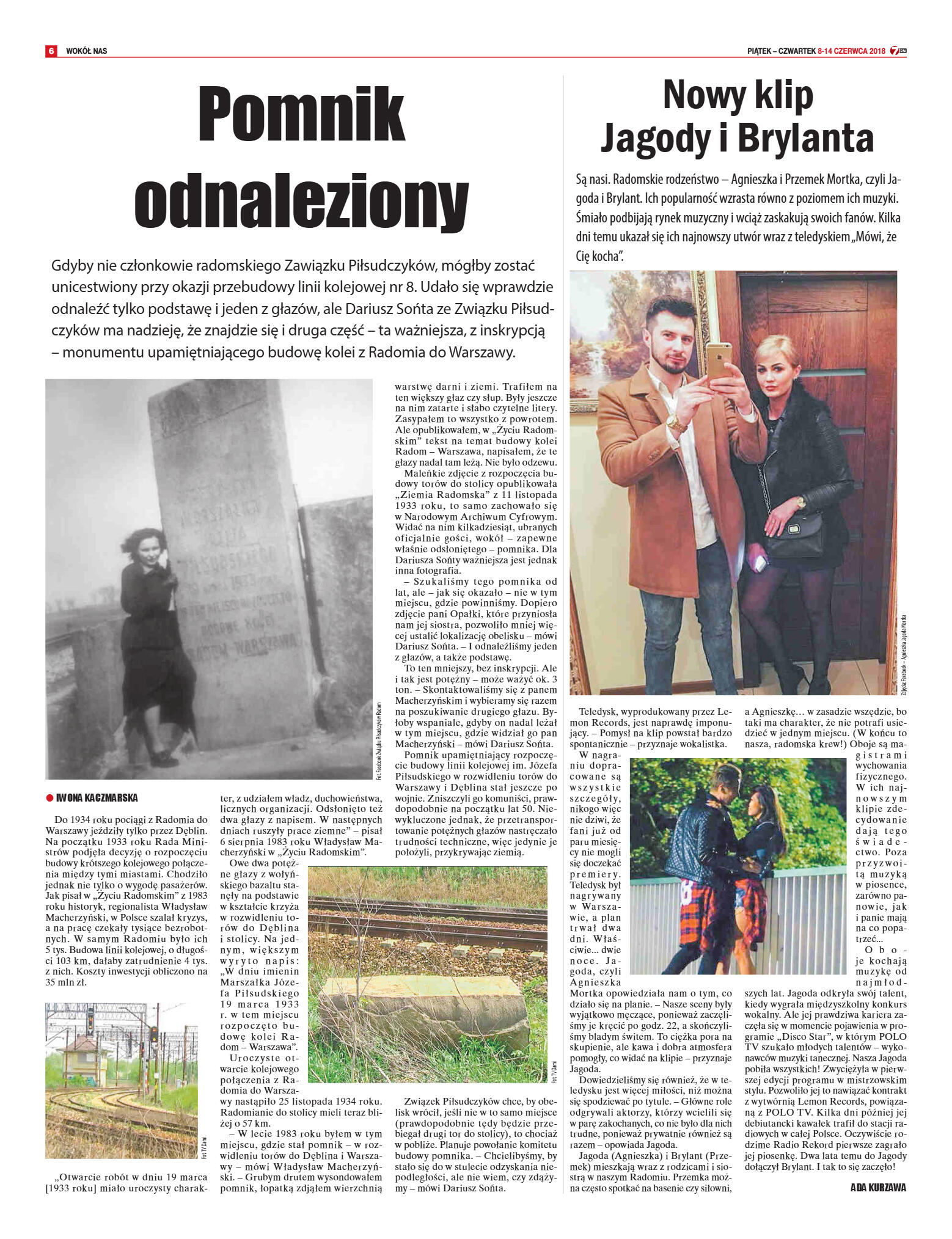 Tygodnik "7 Dni" nr 638 z dn. 8.06.2018 - strona 6