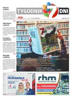 To już 900. wydanie Tygodnika 7 Dni! - strona 1
