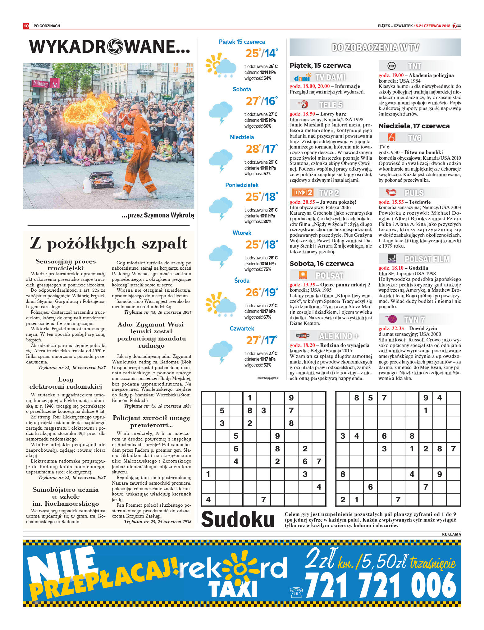 Tygodnik "7 Dni" nr 639 z dn. 15.06.2018 - strona 10