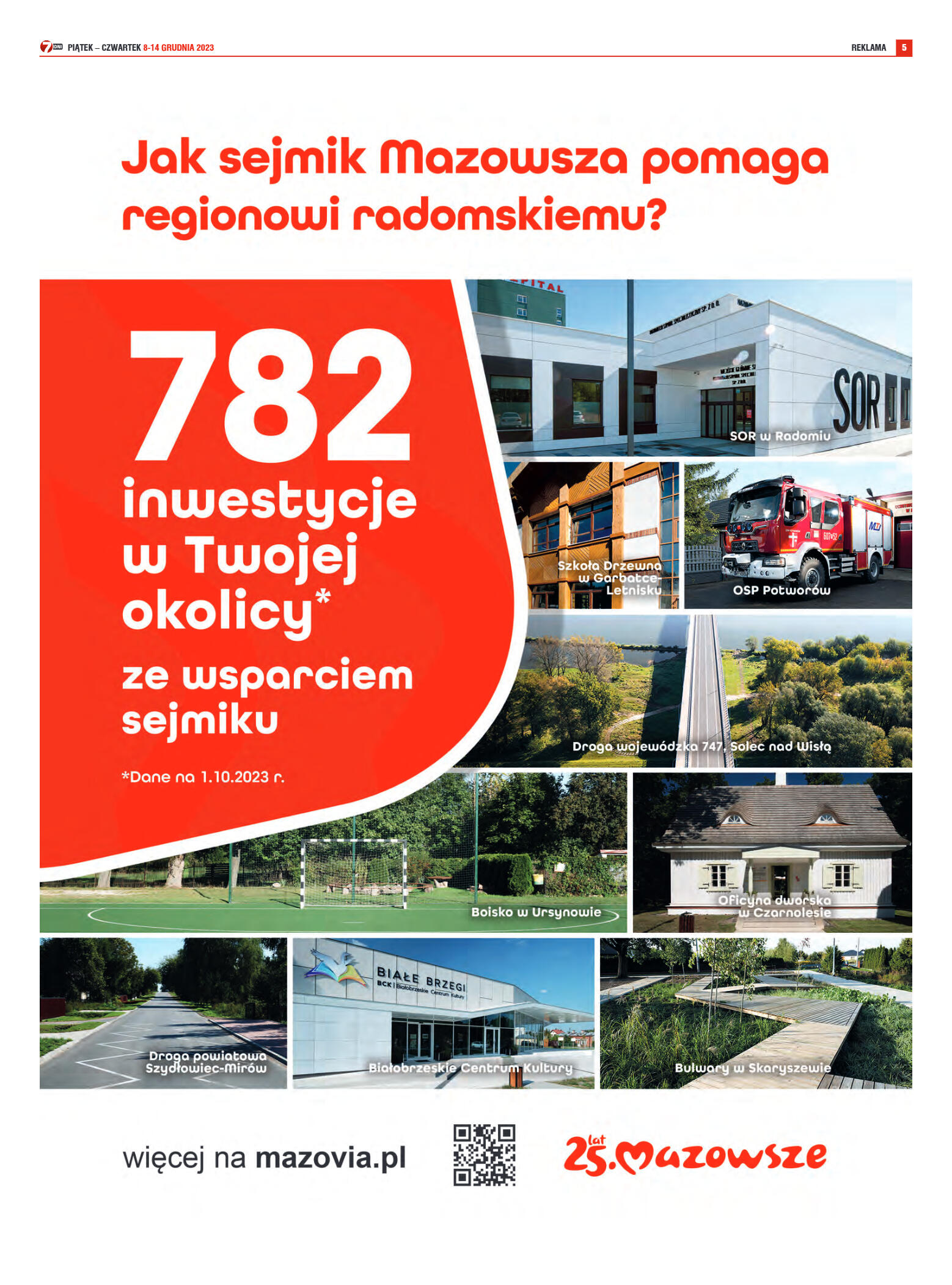 Tygodnik "7 Dni" nr 888 z dn. 08.12.2023 r. - strona 5