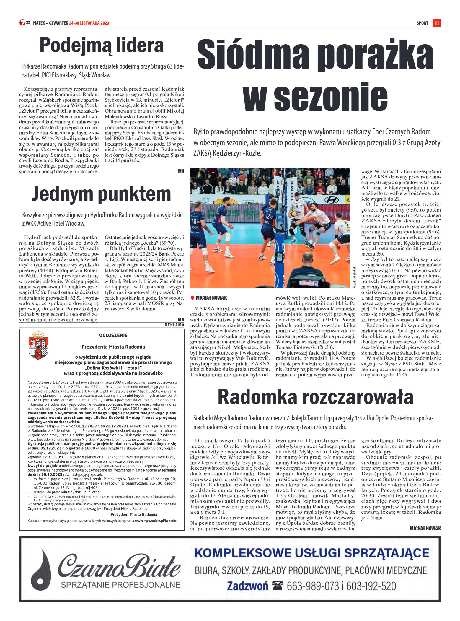 Tygodnik "7 Dni" nr 886 z dn. 24.11.2023 r. - strona 15