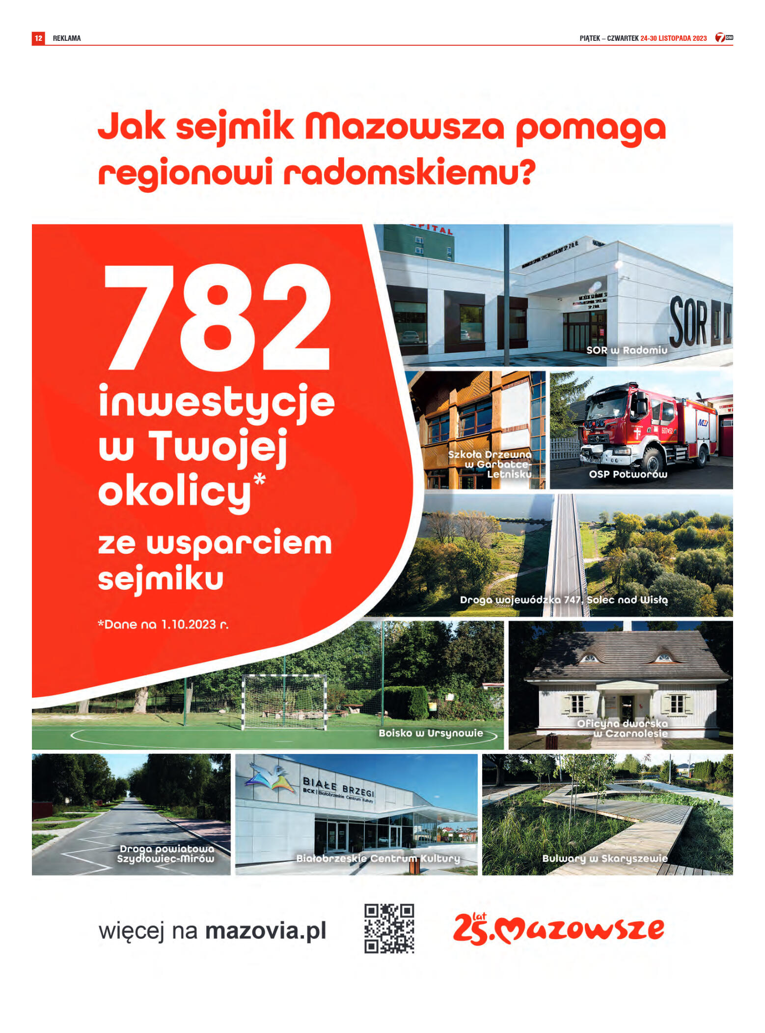 Tygodnik "7 Dni" nr 886 z dn. 24.11.2023 r. - strona 16