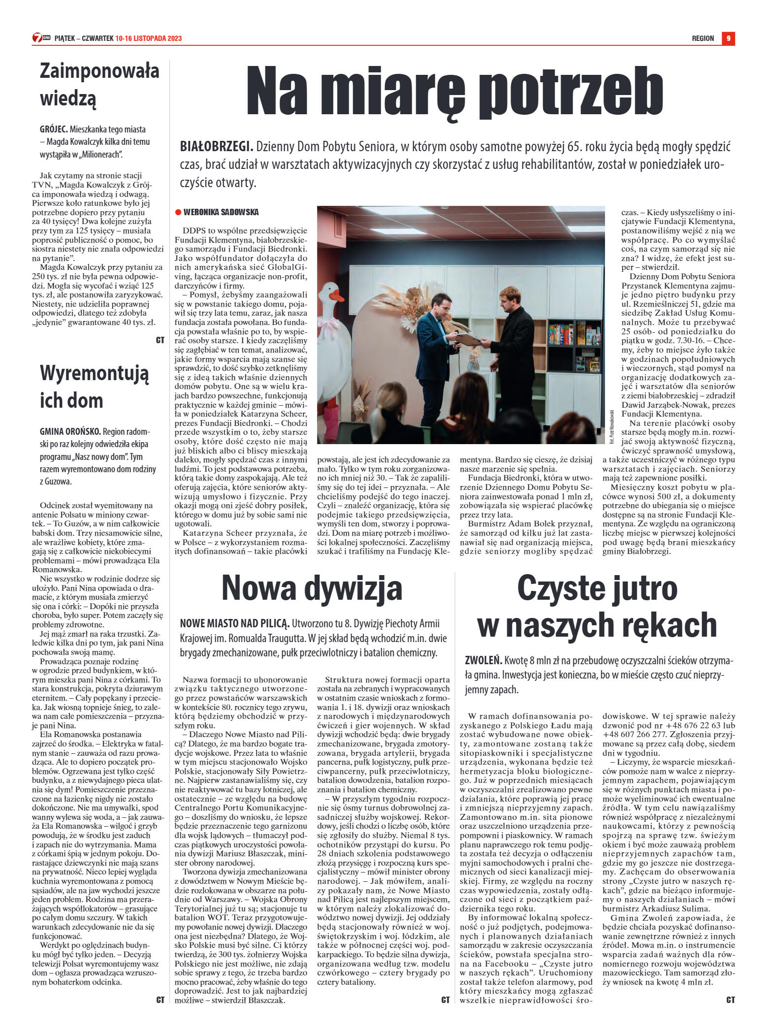 Tygodnik "7 Dni" nr 884 z dn. 10.11.2023 r. - strona 17