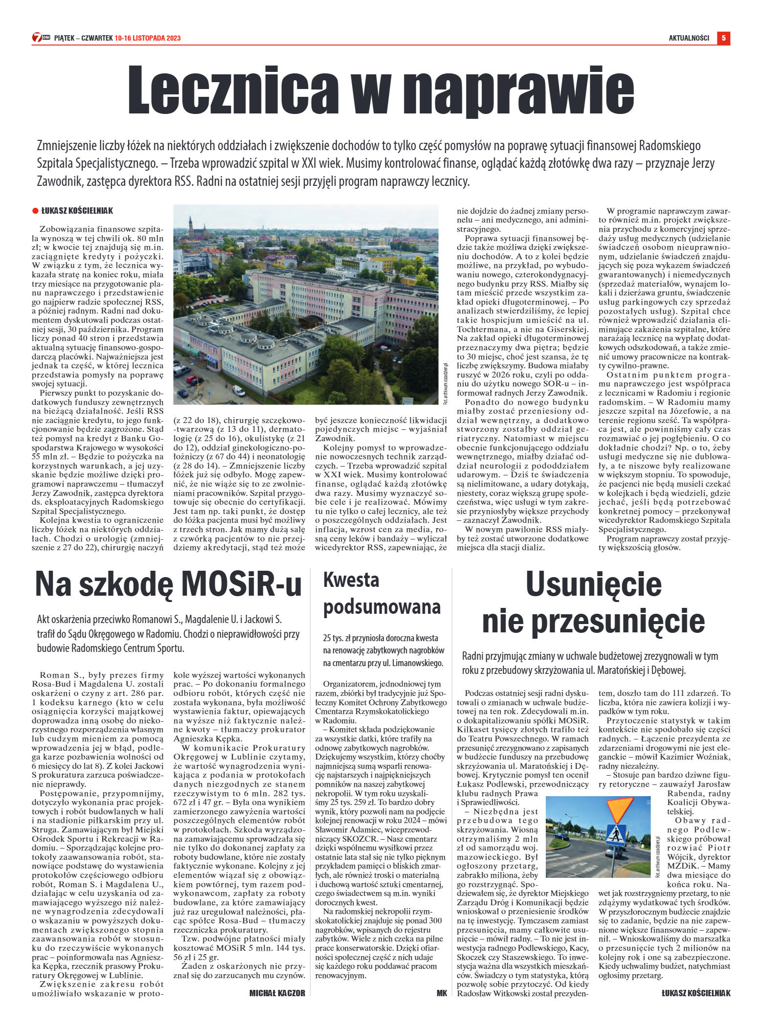 Tygodnik "7 Dni" nr 884 z dn. 10.11.2023 r. - strona 5