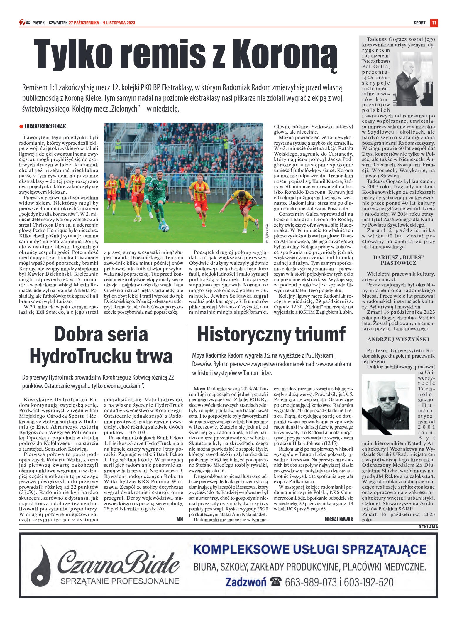 Tygodnik "7 Dni" nr 883 z dn. 27.10.2023 r. - strona 19