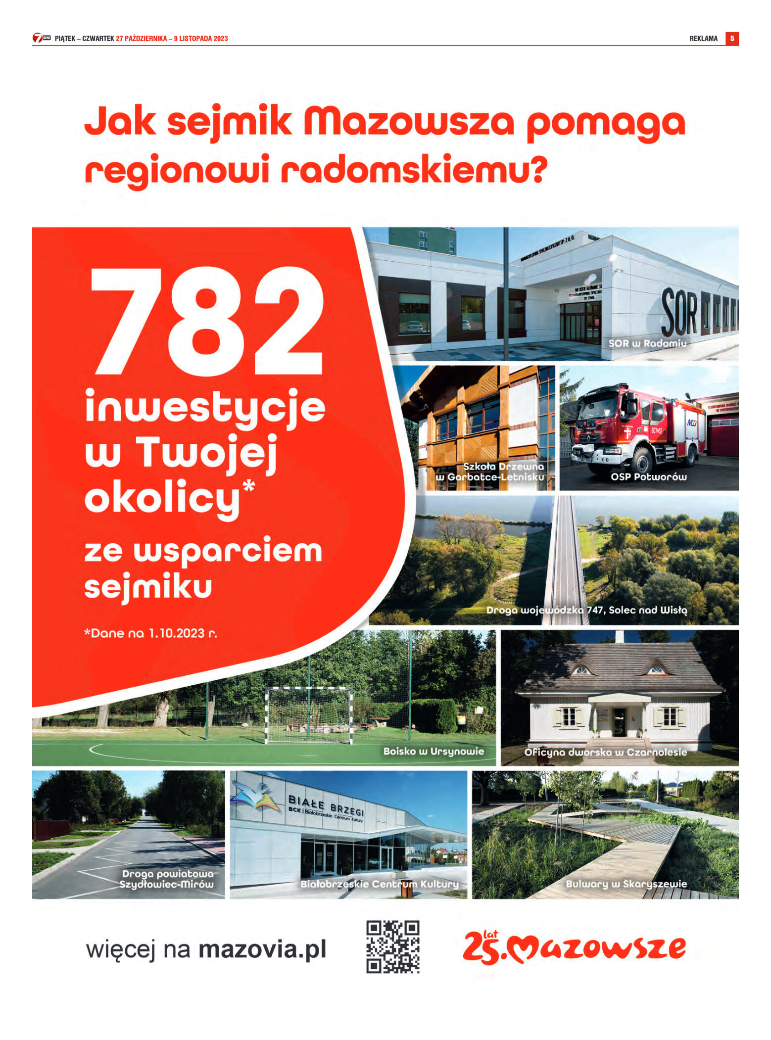 Tygodnik "7 Dni" nr 883 z dn. 27.10.2023 r. - strona 5