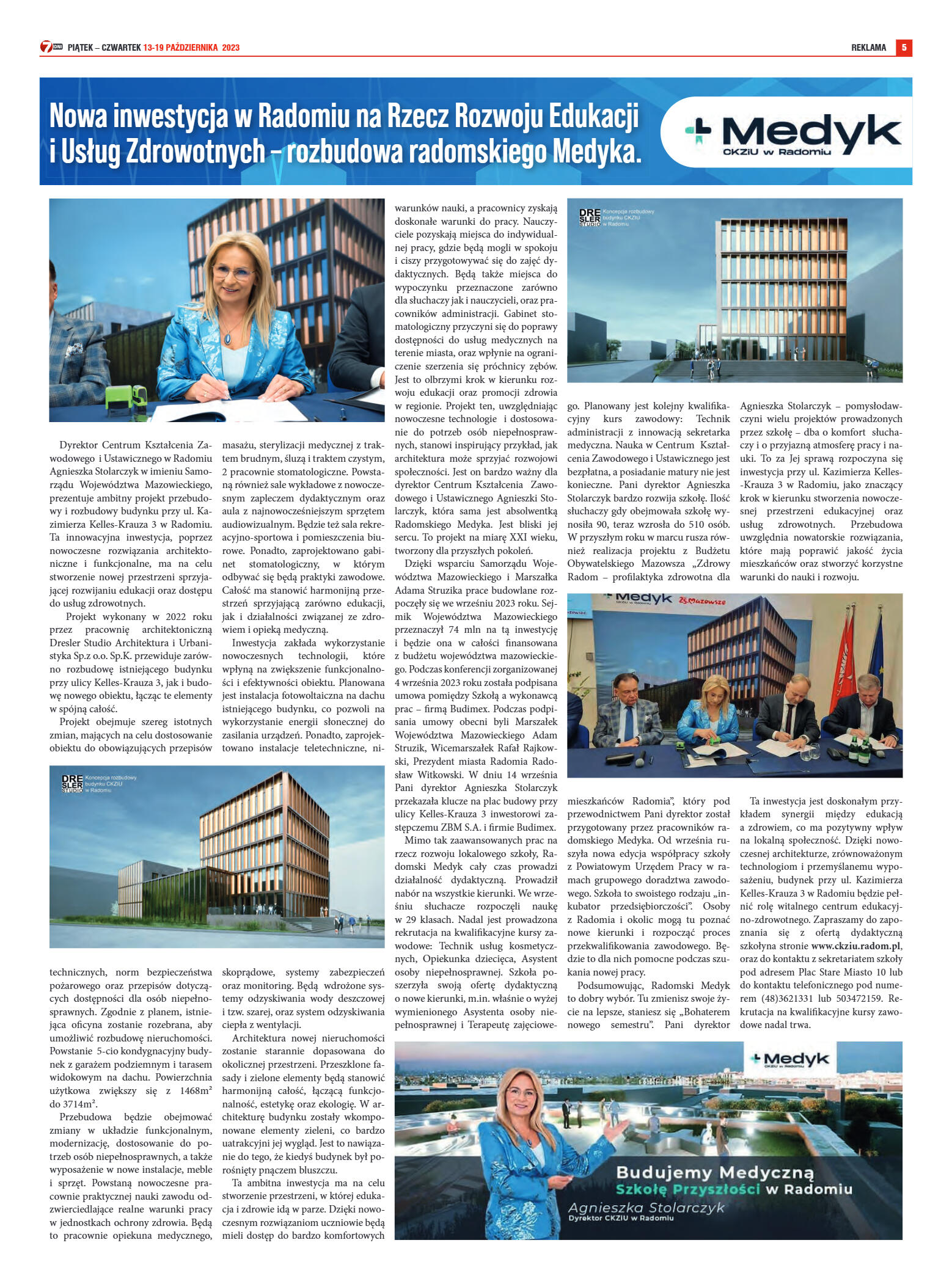 Tygodnik "7 Dni" nr 881 z dn. 13.10.2023 r. - strona 5