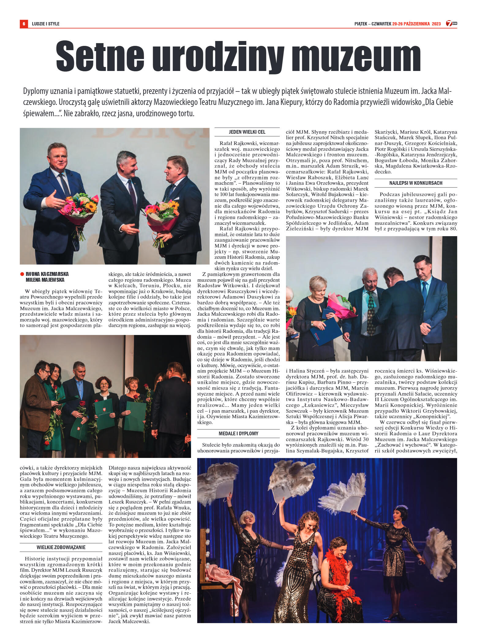 Tygodnik "7 Dni" nr 882 z dn. 20.10.2023 r. - strona 6