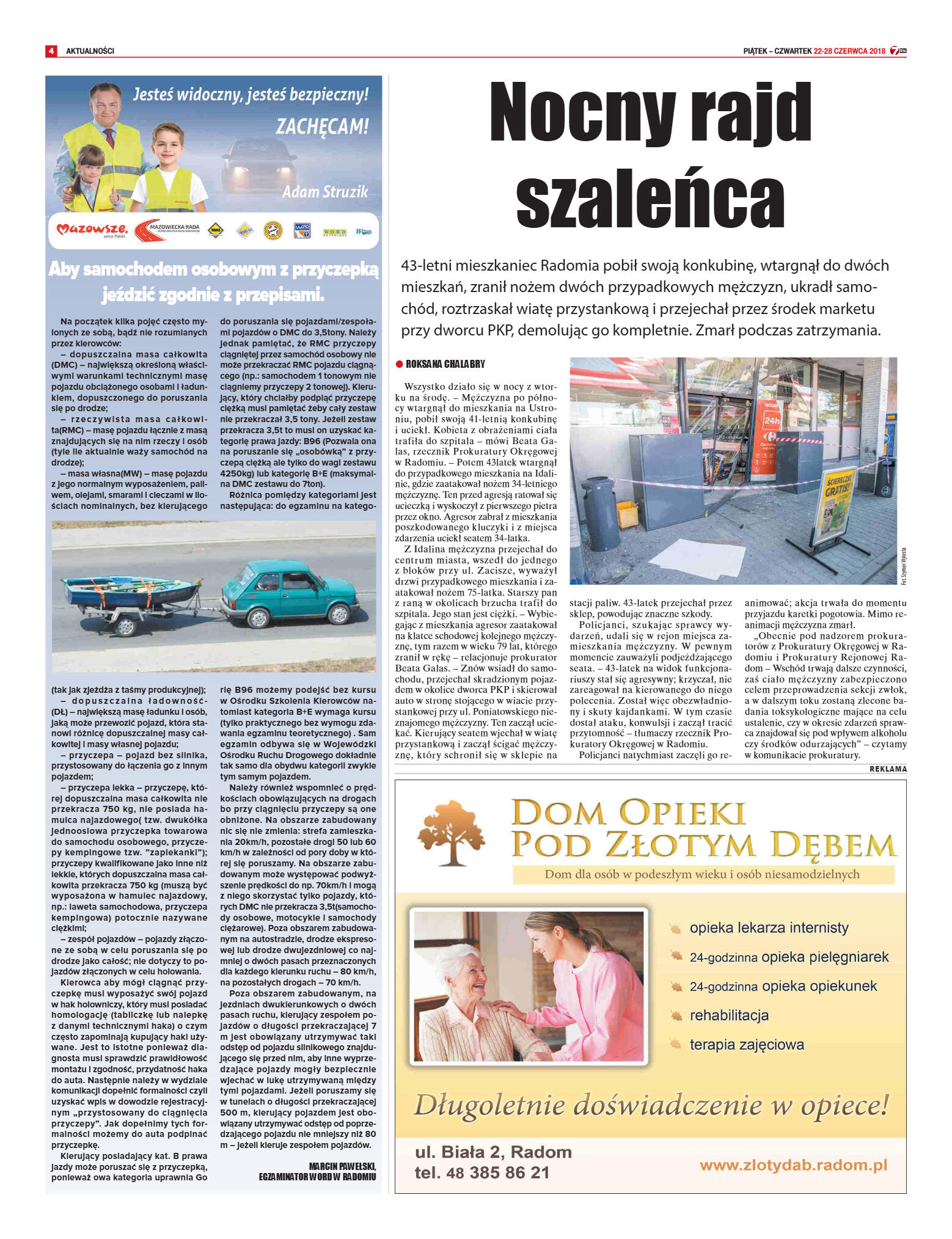 Tygodnik "7 Dni" nr 640 z dn. 22.06.2018 - strona 4