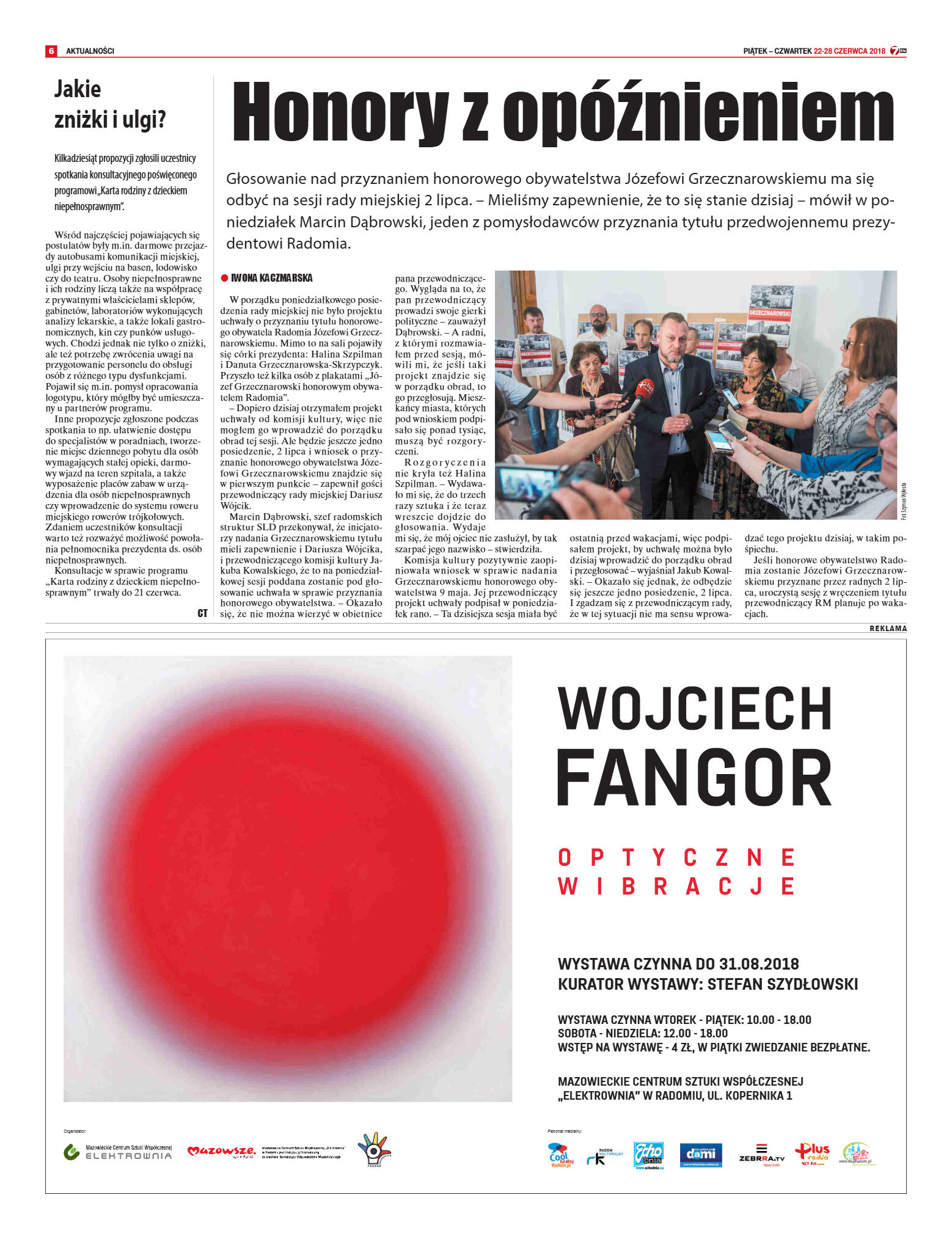 Tygodnik "7 Dni" nr 640 z dn. 22.06.2018 - strona 6