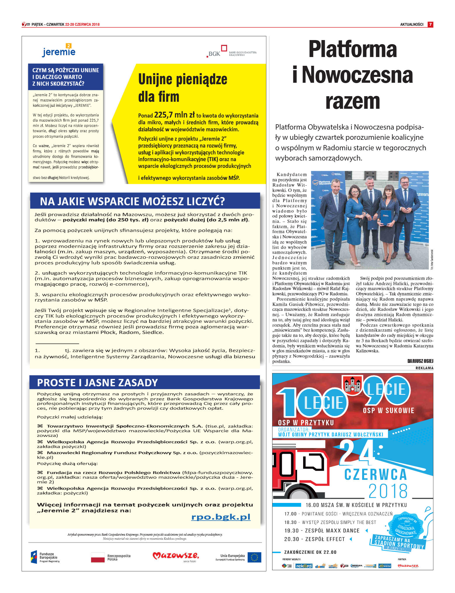 Tygodnik "7 Dni" nr 640 z dn. 22.06.2018 - strona 7