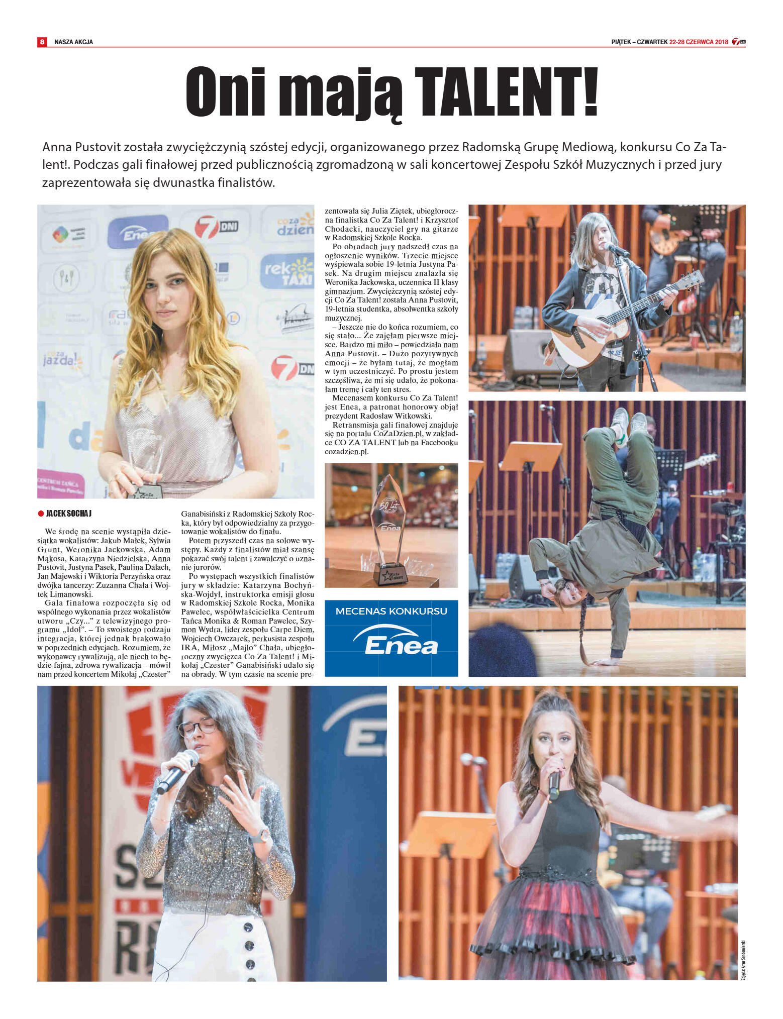 Tygodnik "7 Dni" nr 640 z dn. 22.06.2018 - strona 8