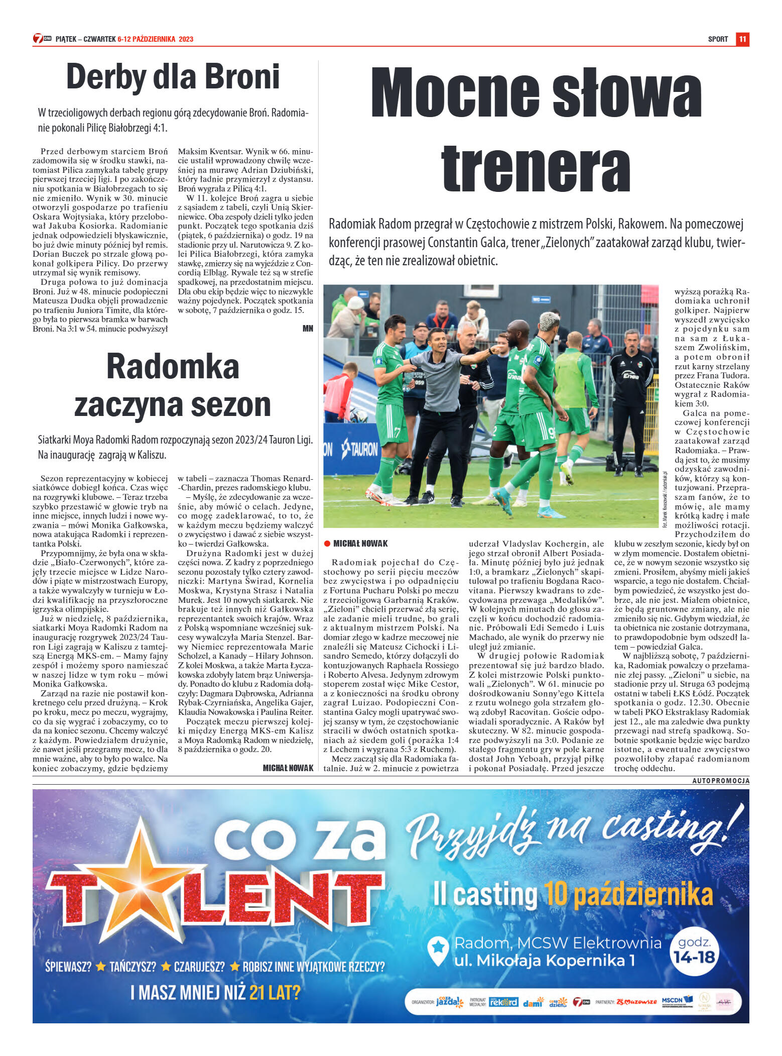 Tygodnik "7 Dni" nr 880 z dn. 6.10.2023 r. - strona 16