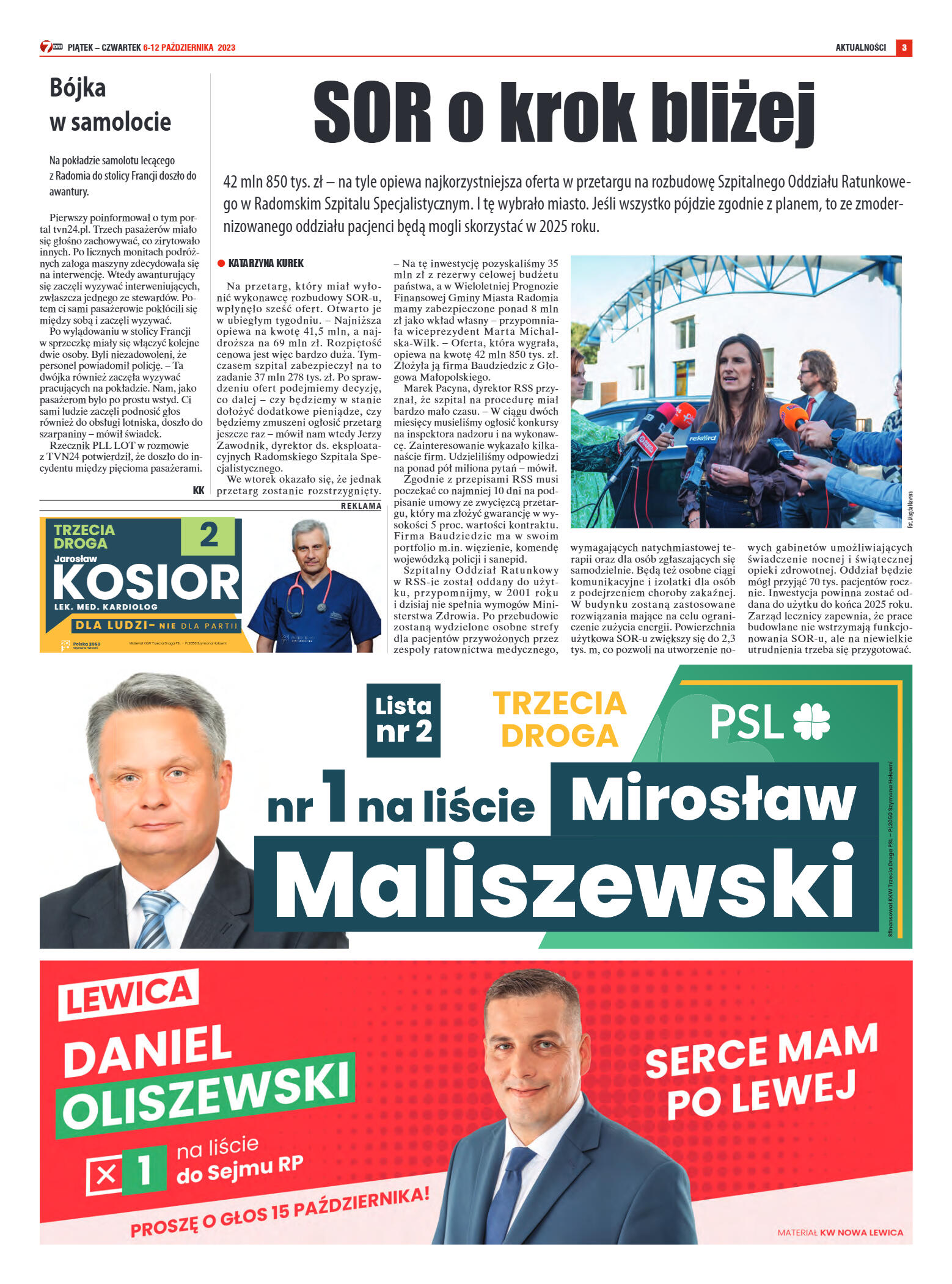 Tygodnik "7 Dni" nr 880 z dn. 6.10.2023 r. - strona 19