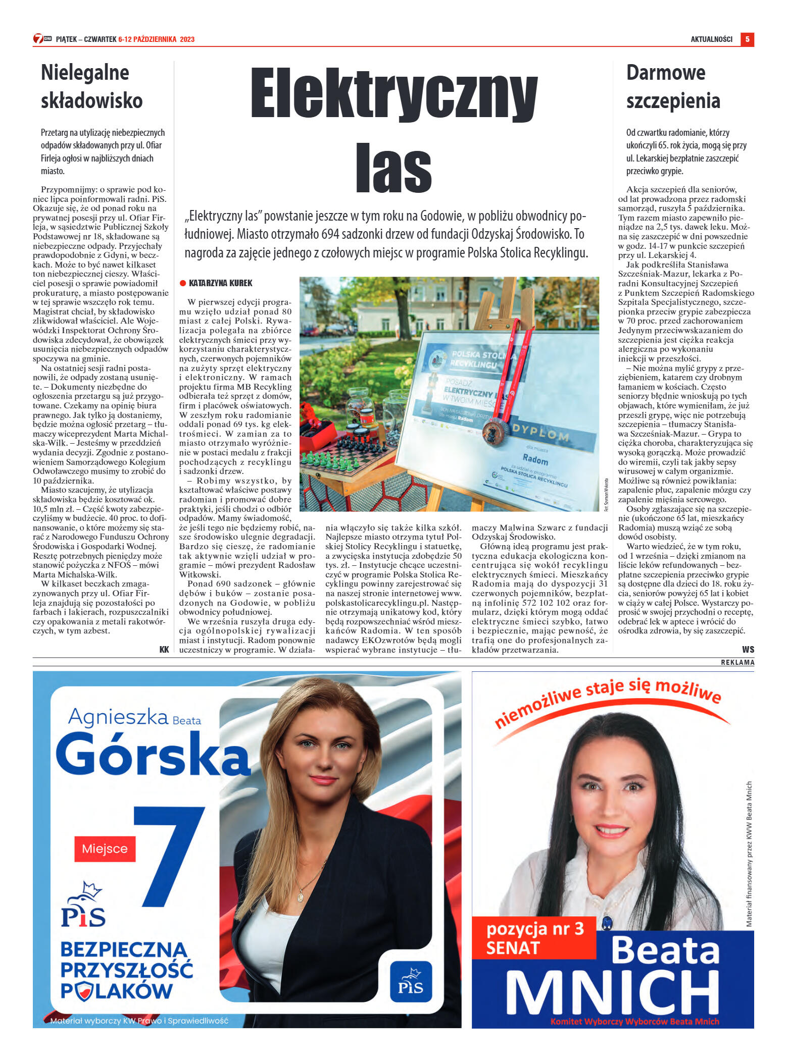 Tygodnik "7 Dni" nr 880 z dn. 6.10.2023 r. - strona 21